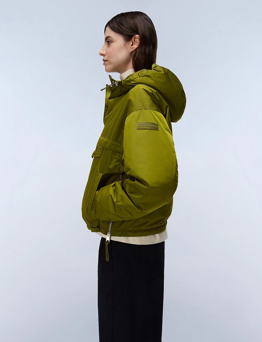 Napapijri - RAINFOREST OPTIQUE W - anoraks - g24 blck green - 5