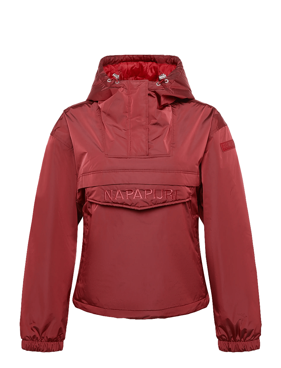 Napapijri - RAINFOREST OPTIQUE W - anoraks - r00 blck red - 1