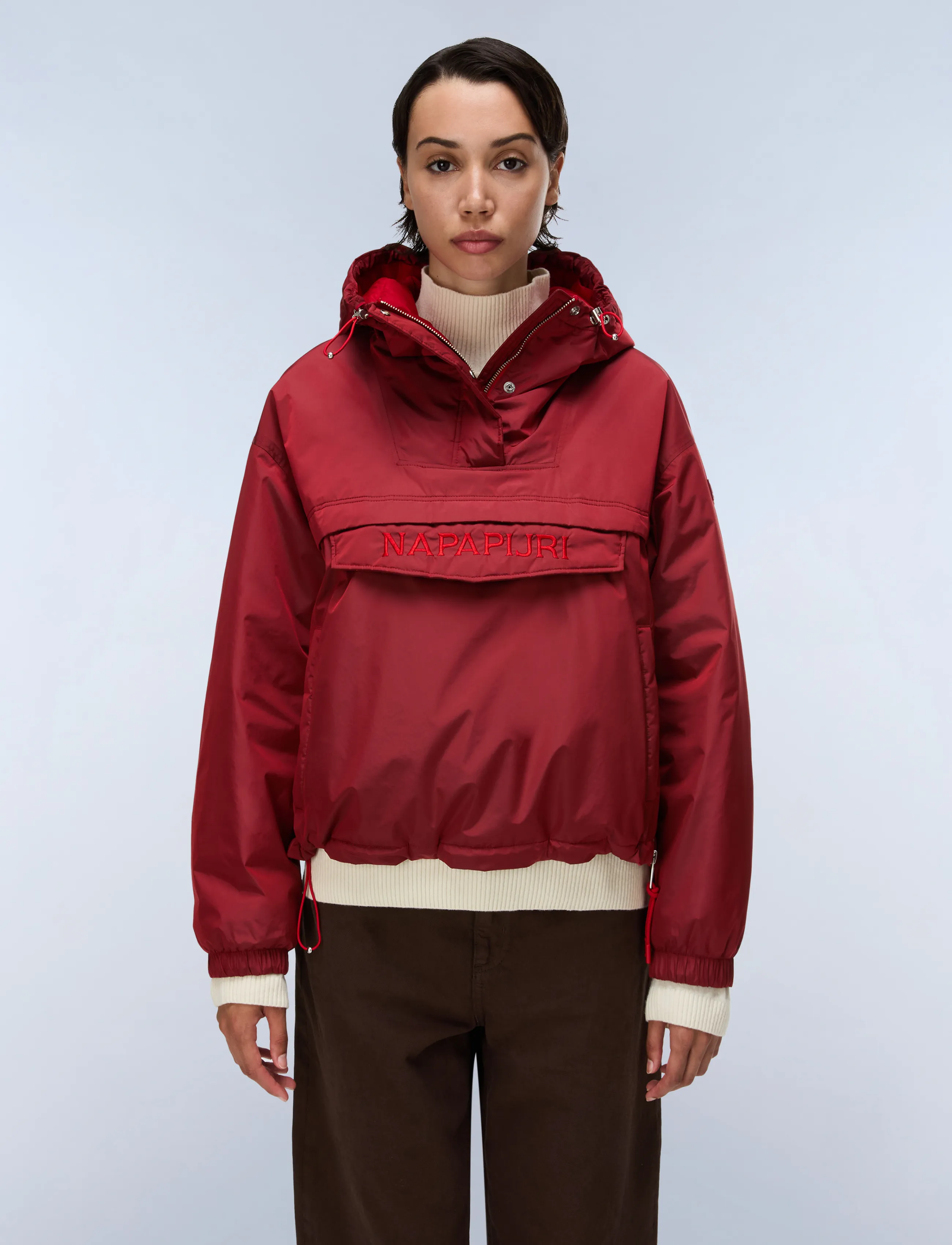 Napapijri - RAINFOREST OPTIQUE W - anoraks - r00 blck red - 4