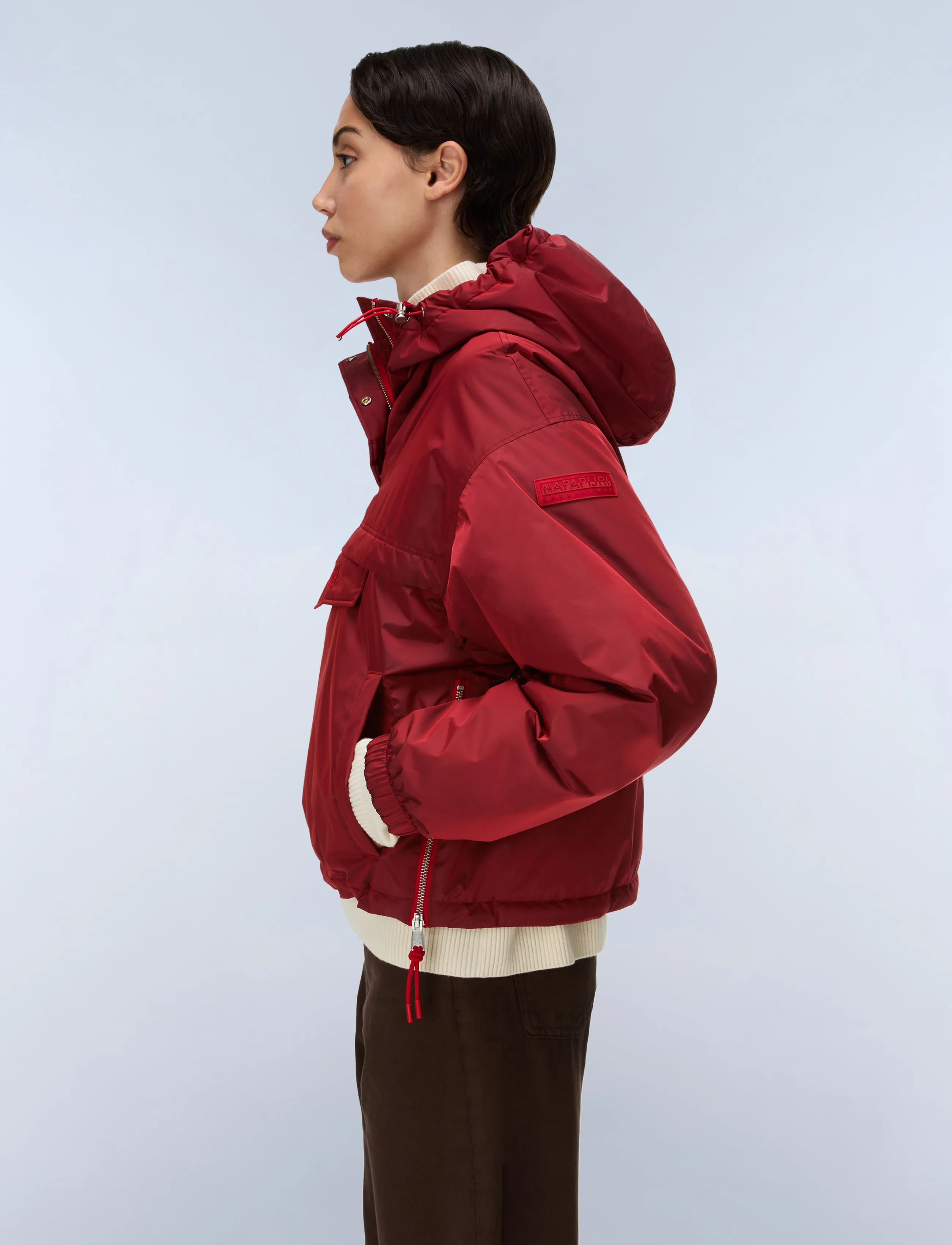 Napapijri - RAINFOREST OPTIQUE W - anoraks - r00 blck red - 5