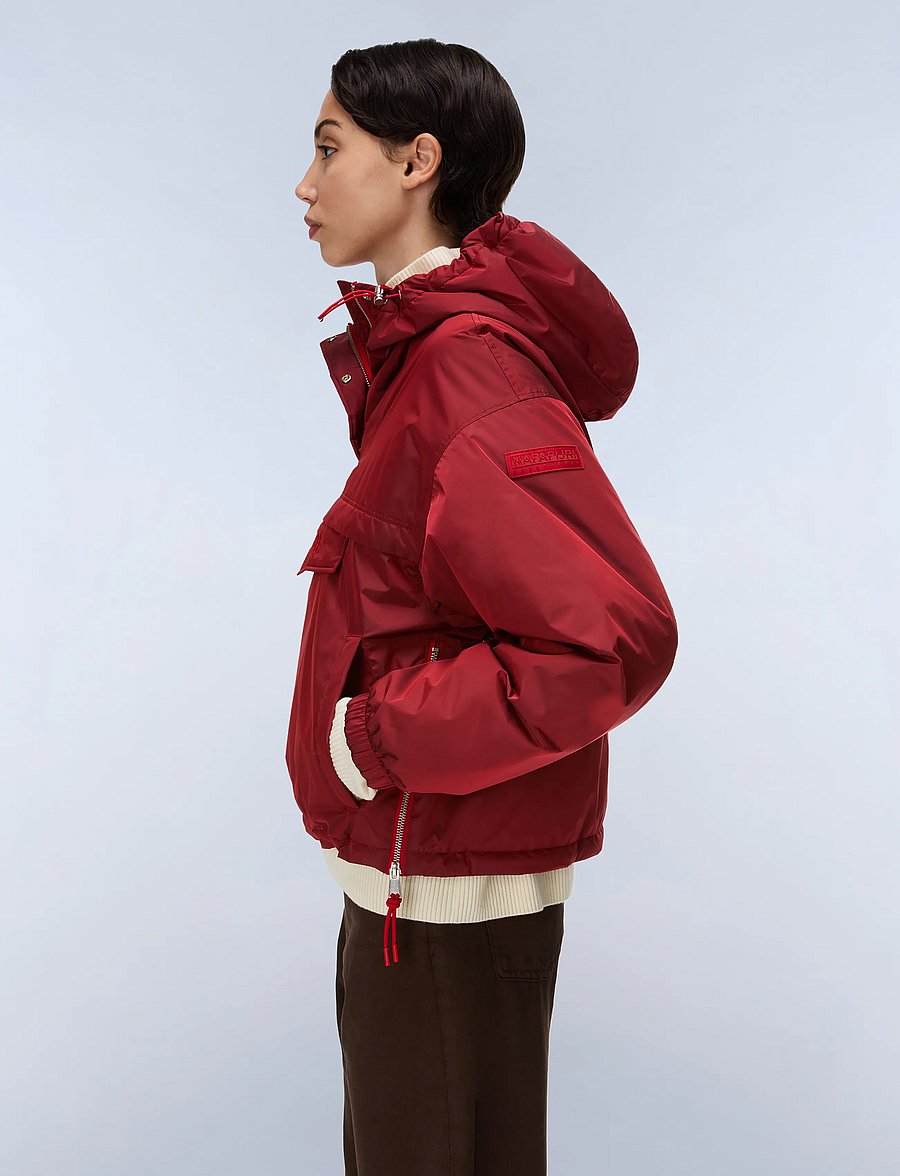 Napapijri - RAINFOREST OPTIQUE W - anoraks - r00 blck red - 5