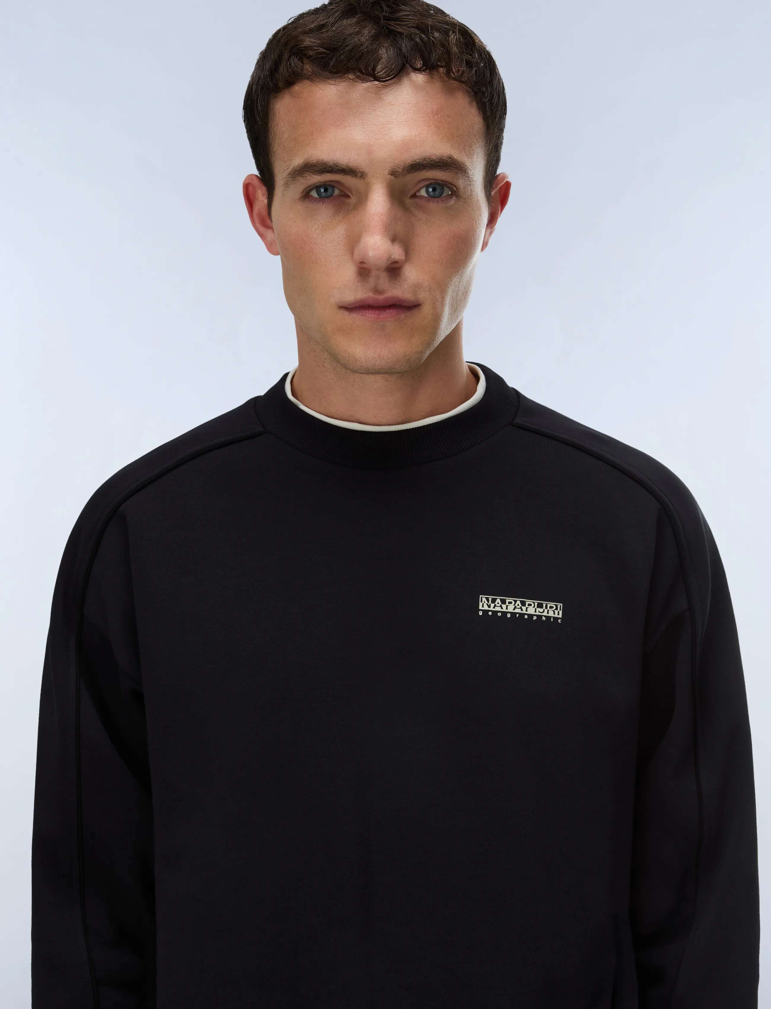 Napapijri B-Teza C, Herren, Sweatshirt, Schwarz, Gr.XL