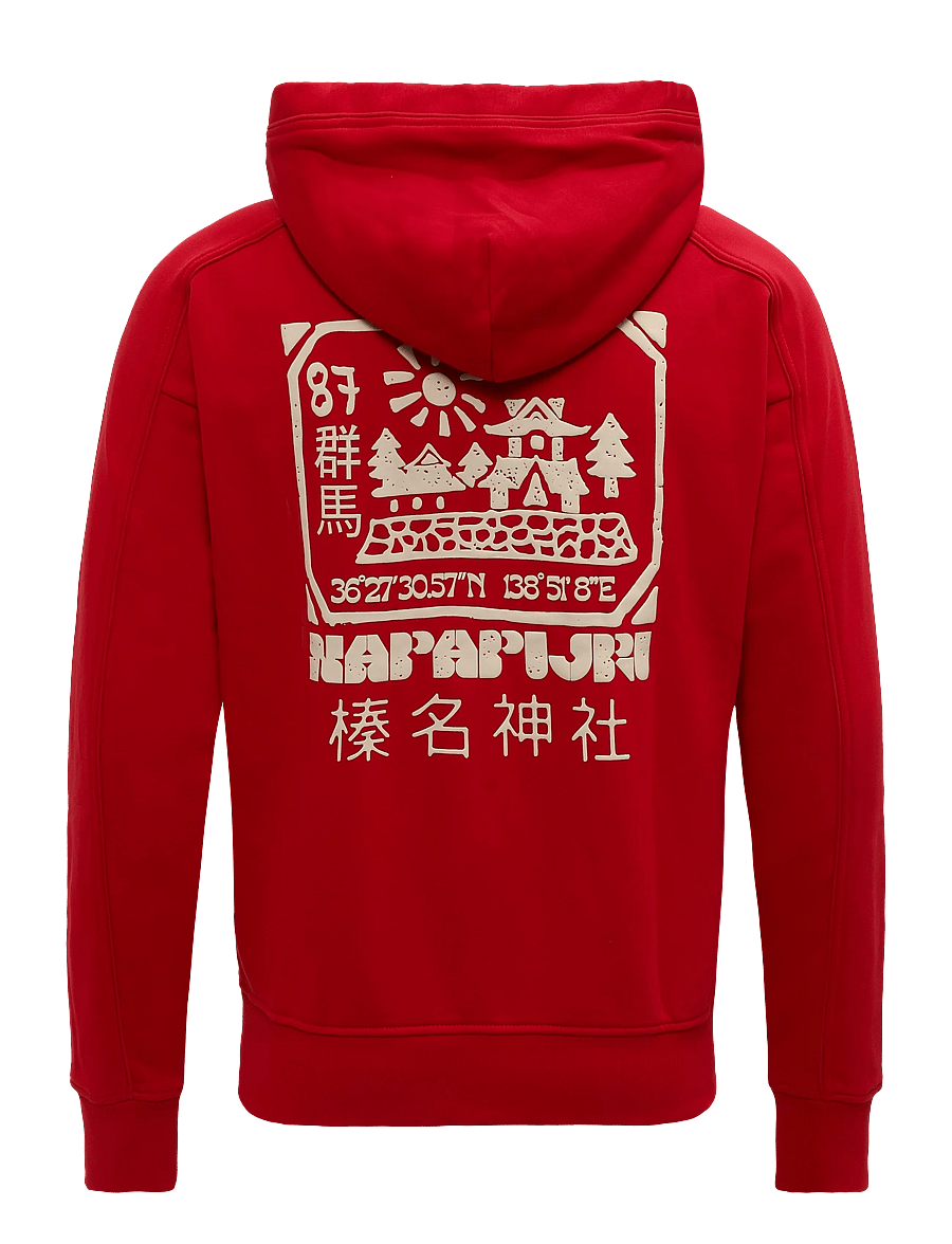 Napapijri - B-TEZA H - kapuzenpullover - haute red r1f - 2