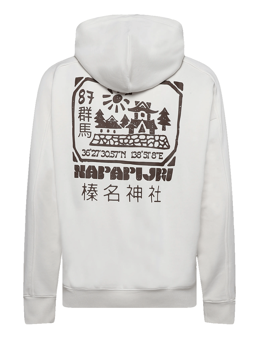 Napapijri - B-TEZA H - kapuzenpullover - white whisper - 2