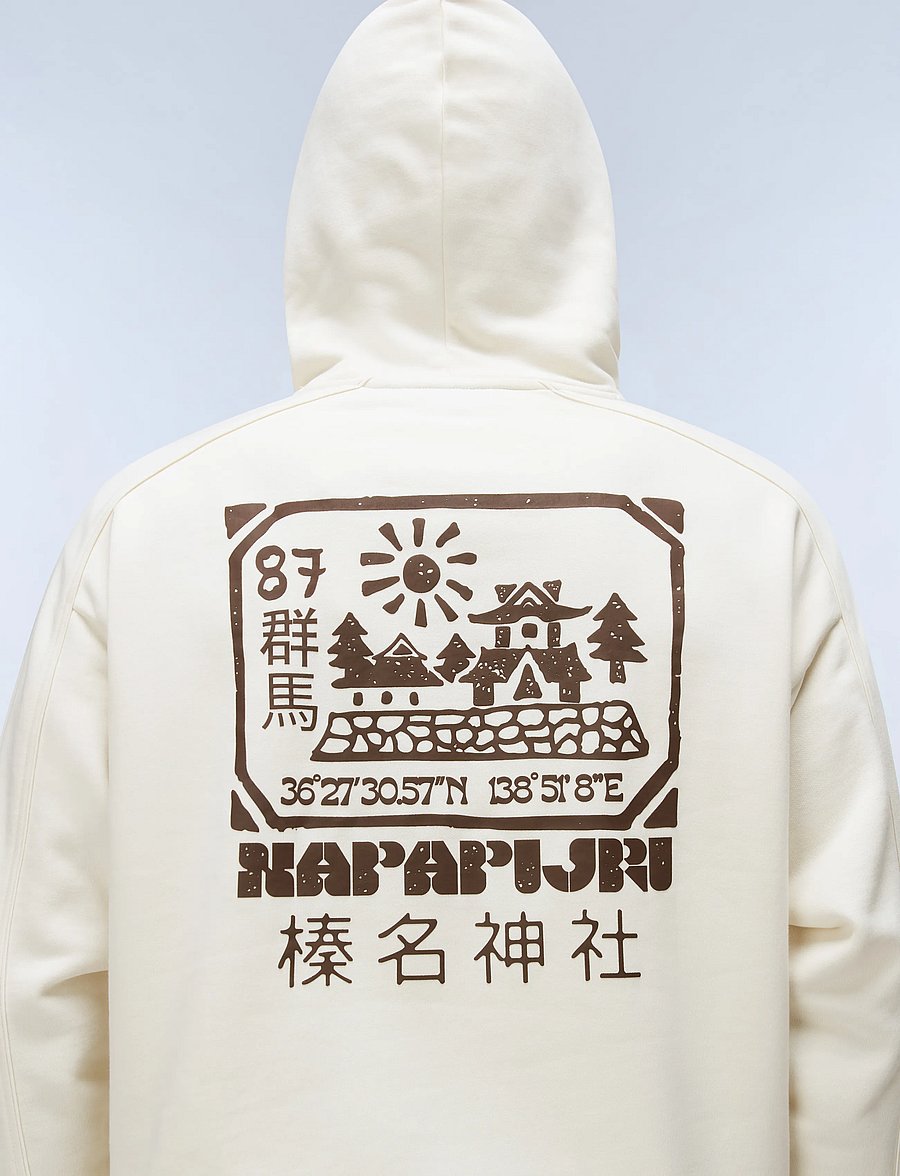 Napapijri - B-TEZA H - kapuzenpullover - white whisper - 5