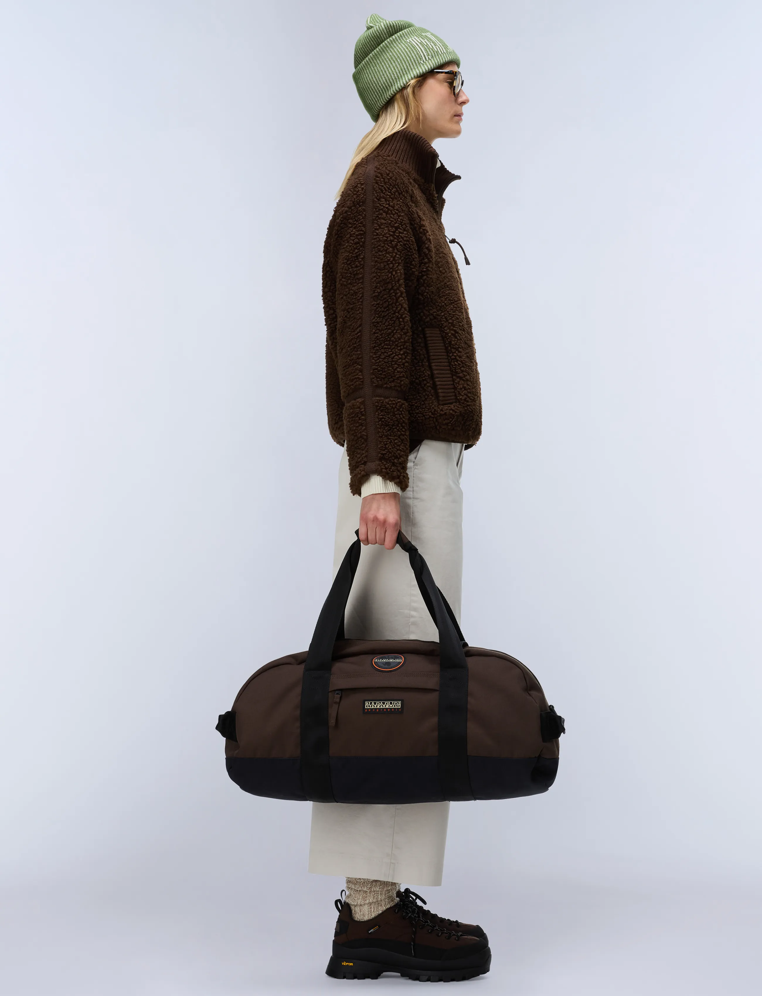 Napapijri VOYAGE DUFFLE - Farben der Saison - DEMITASSE WT3 / brown