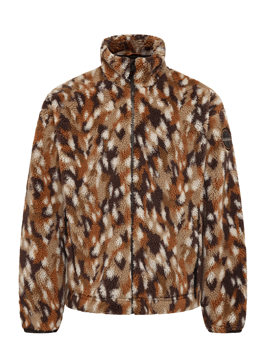 Napapijri - T-FLEECE FZ - teddy-pusad - aop bamby fdw - 1