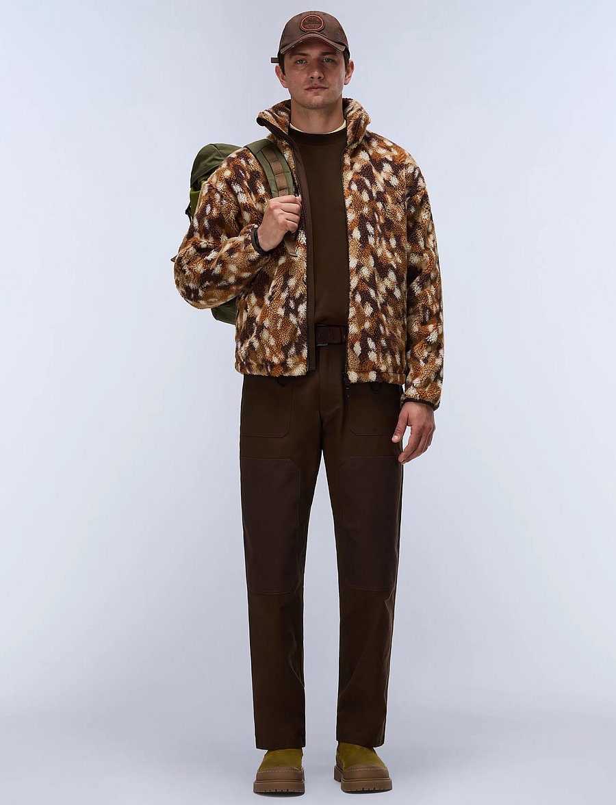 Napapijri - T-FLEECE FZ - teddy-pusad - aop bamby fdw - 3