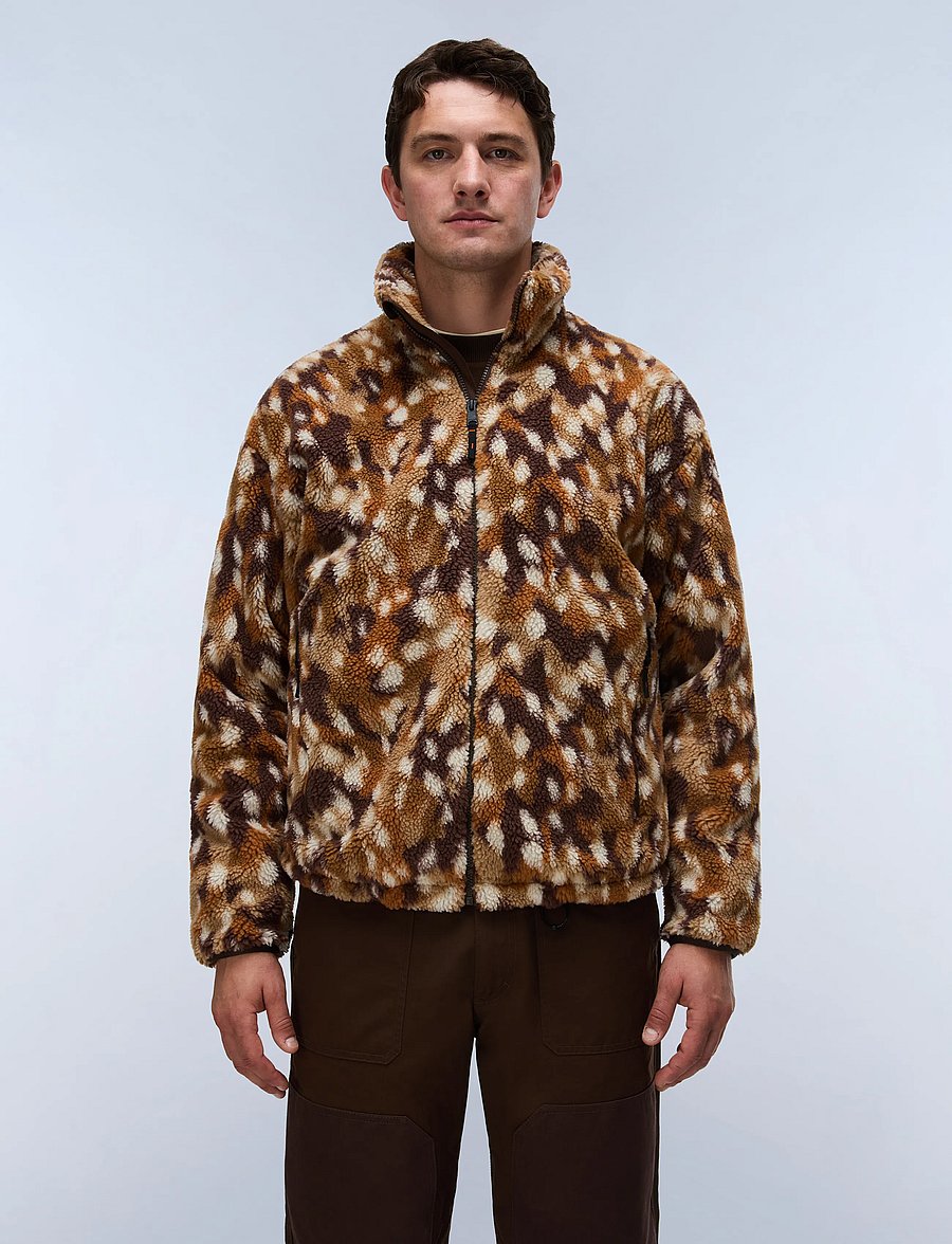 Napapijri - T-FLEECE FZ - teddy-pusad - aop bamby fdw - 4