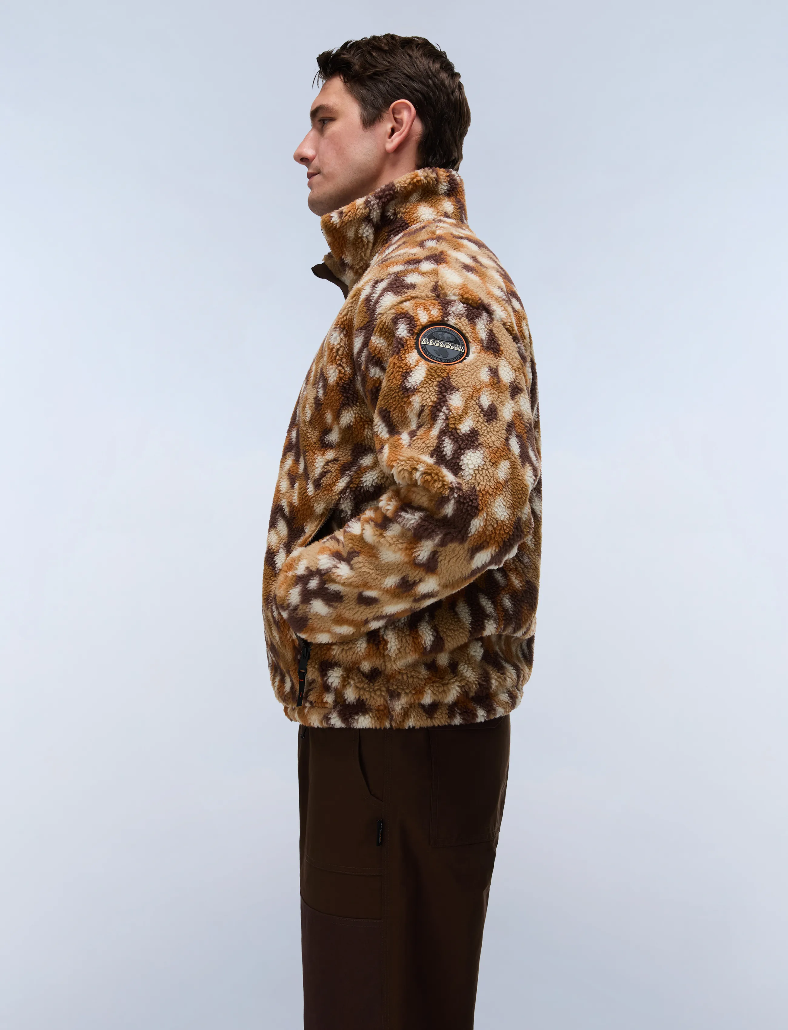 Napapijri - T-FLEECE FZ - aop bamby fdw - 5