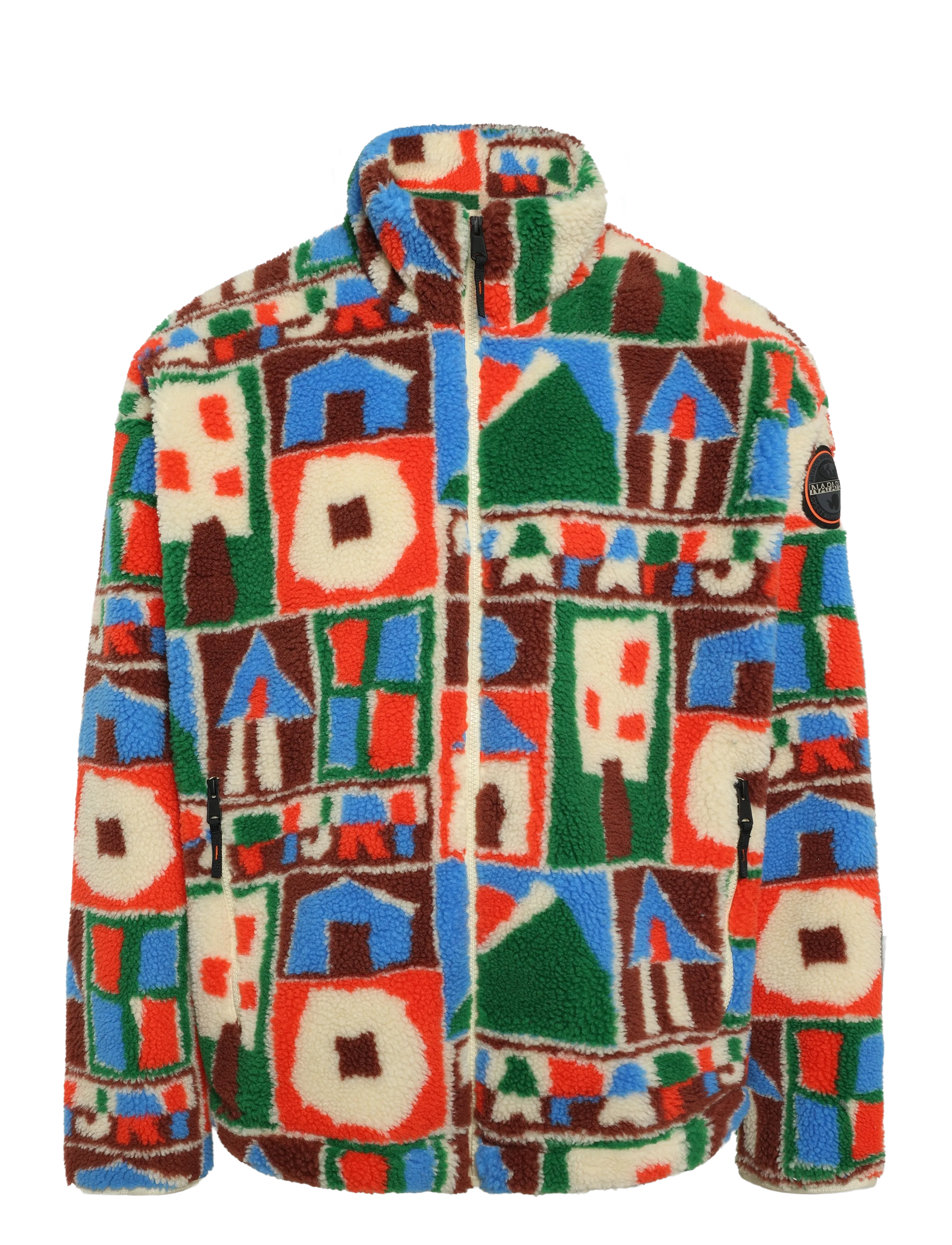 Napapijri T-FLEECE FZ - Teddy sweaters - FANCY GIO FXE / multi