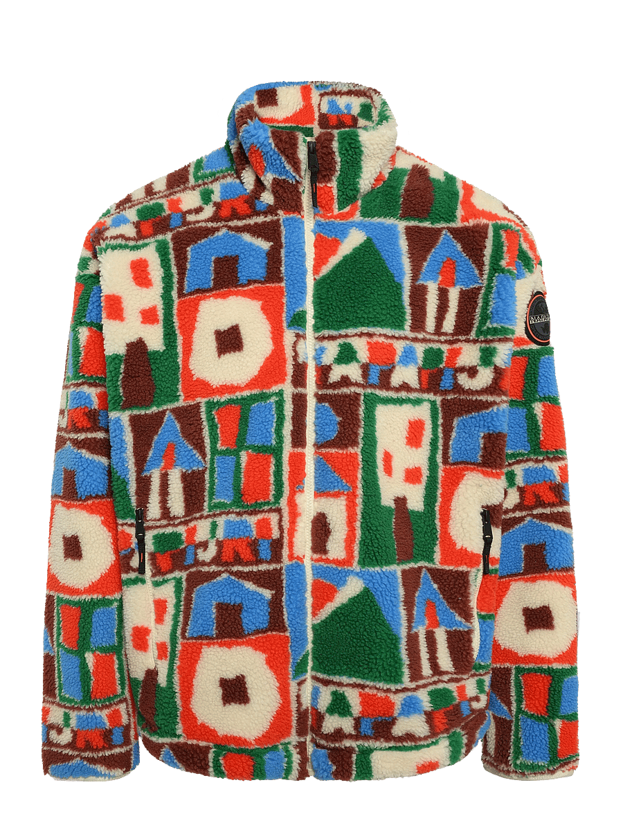 Napapijri - T-FLEECE FZ - teddy sweaters - fancy gio fxe - 0