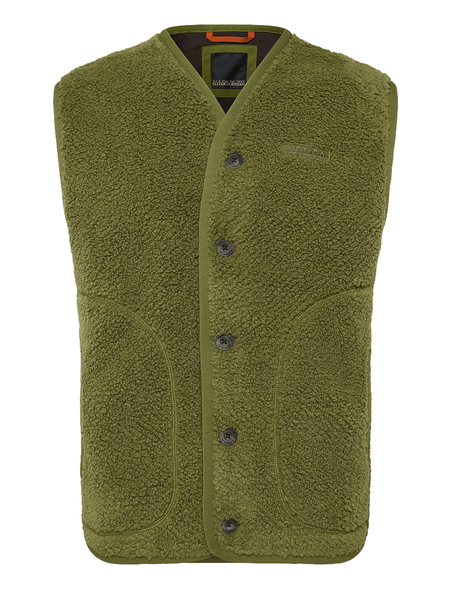 Napapijri - T-ROLDAL V - teddy-pullover - avocado g4c - 1