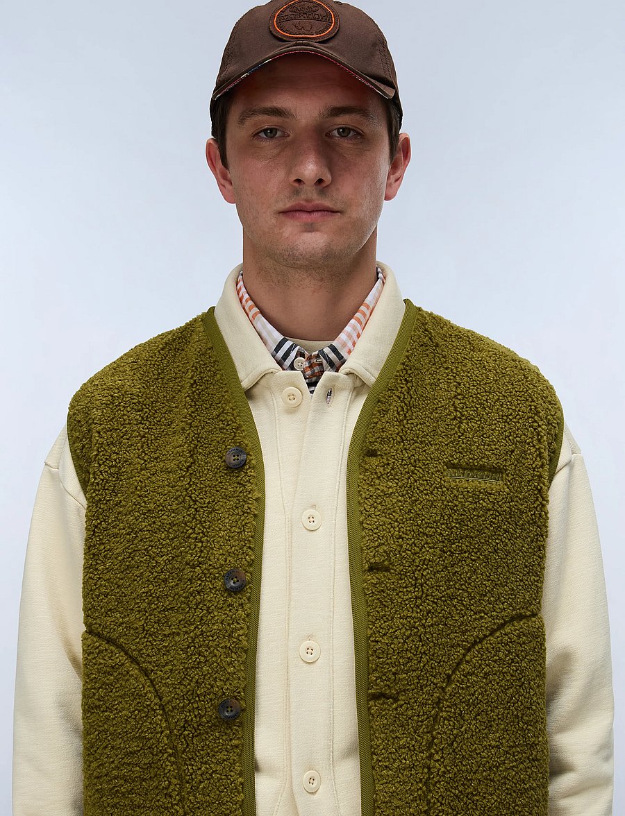 Napapijri - T-ROLDAL V - teddy-pullover - avocado g4c - 3