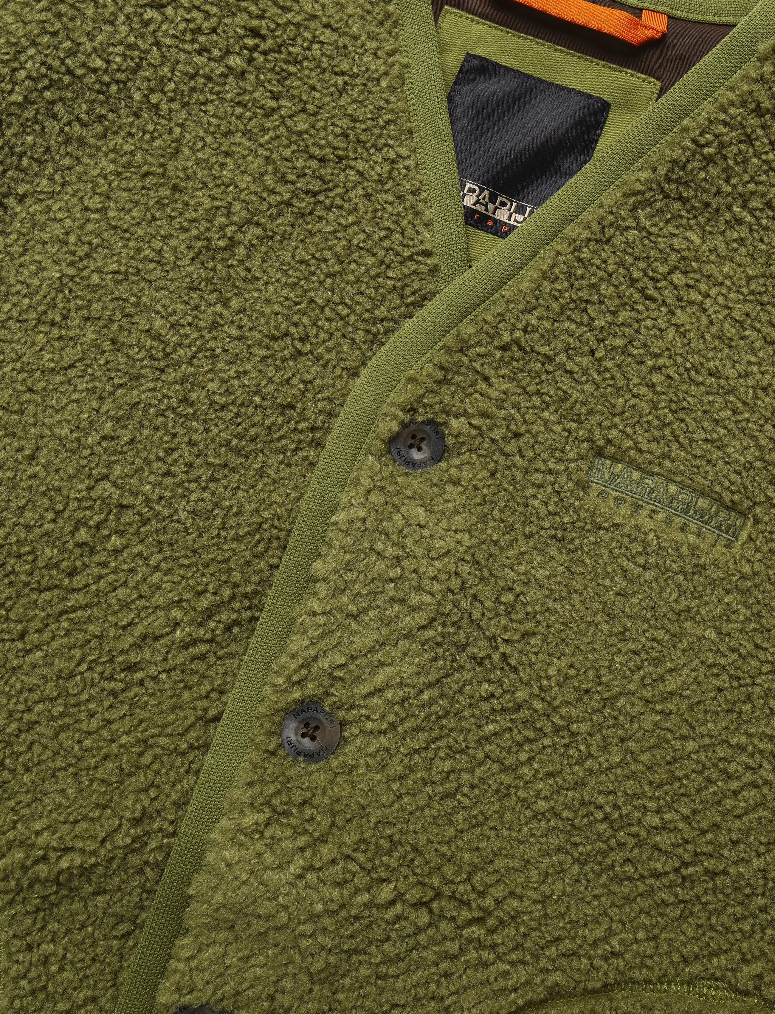 Napapijri - T-ROLDAL V - teddy-pullover - avocado g4c - 5