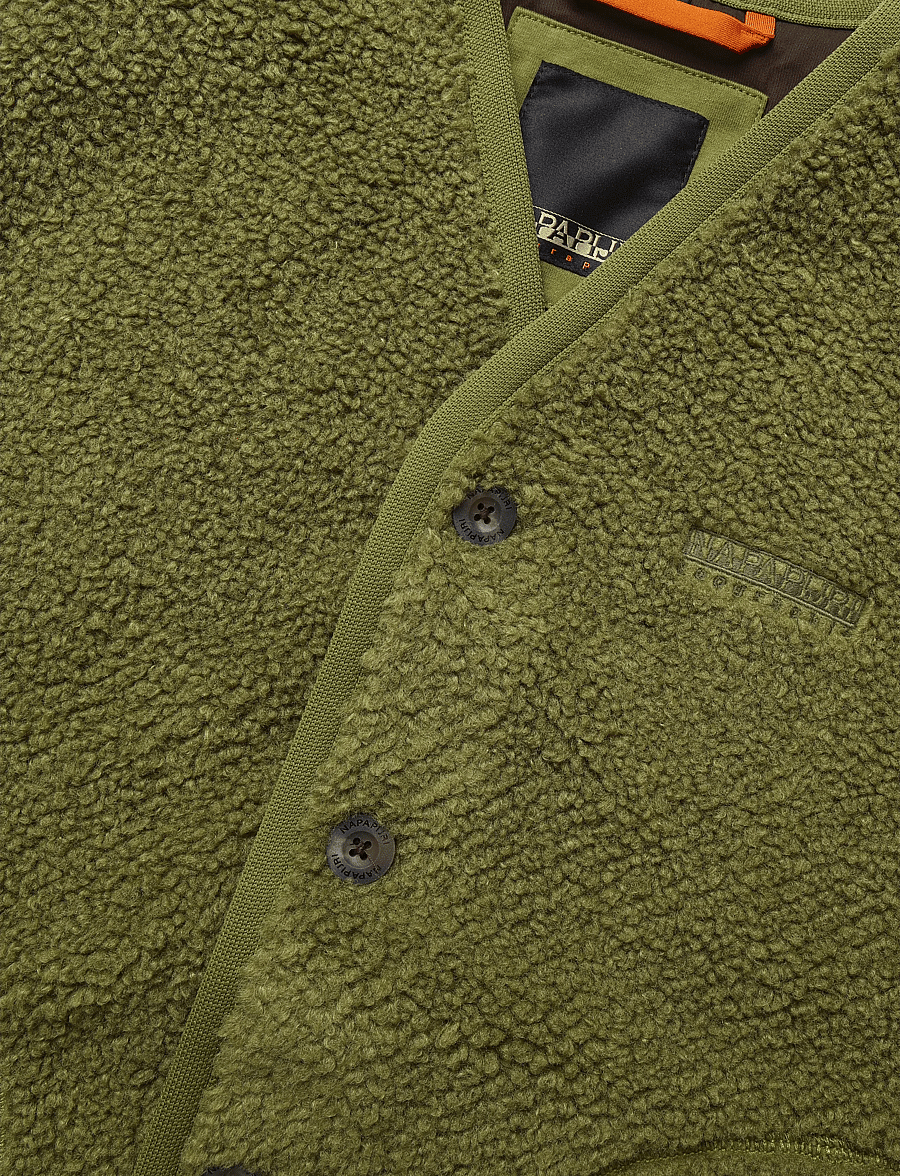 Napapijri - T-ROLDAL V - teddy-pullover - avocado g4c - 5