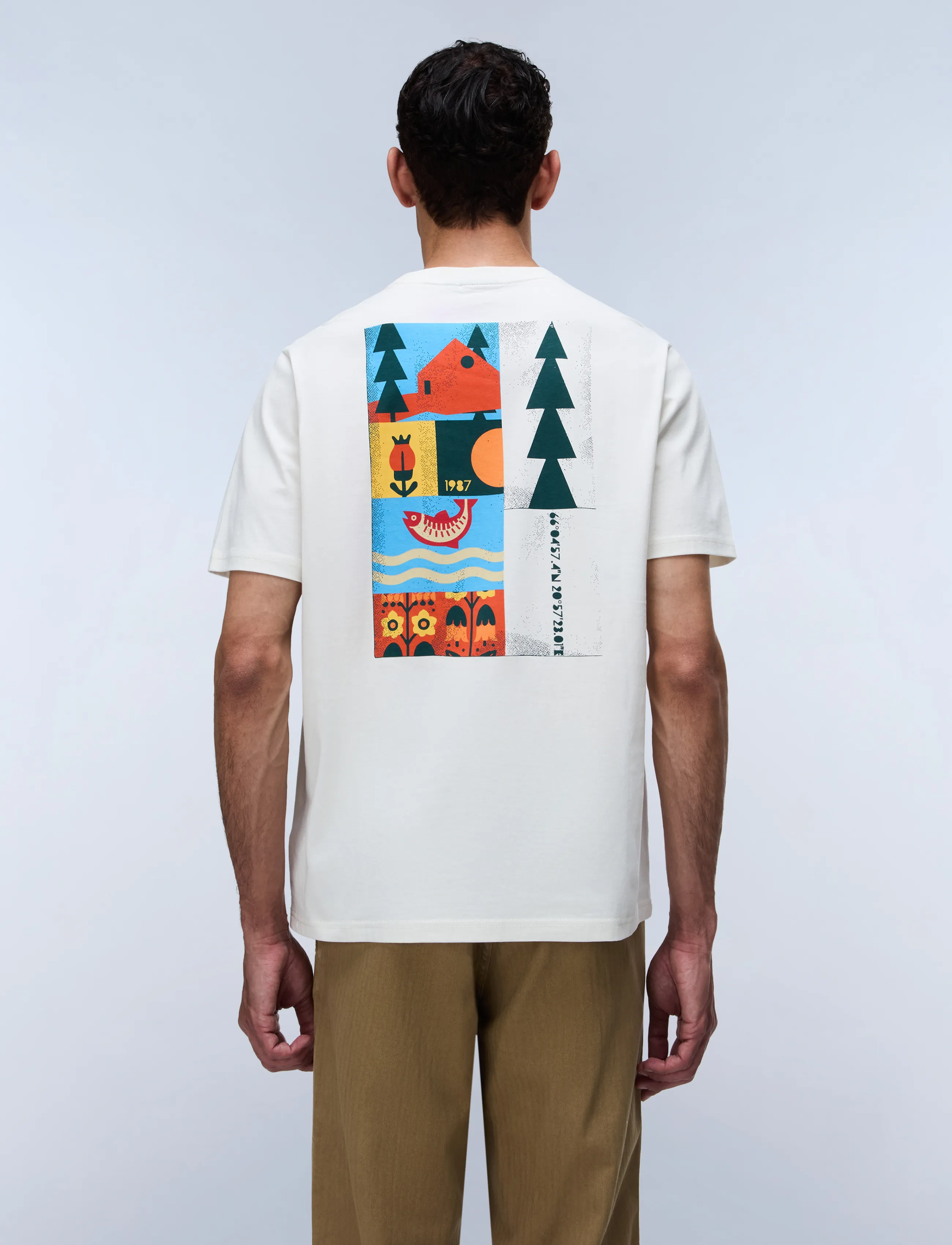 Napapijri - S-SWHOL SS - kortärmade t-shirts - white whisper - 4
