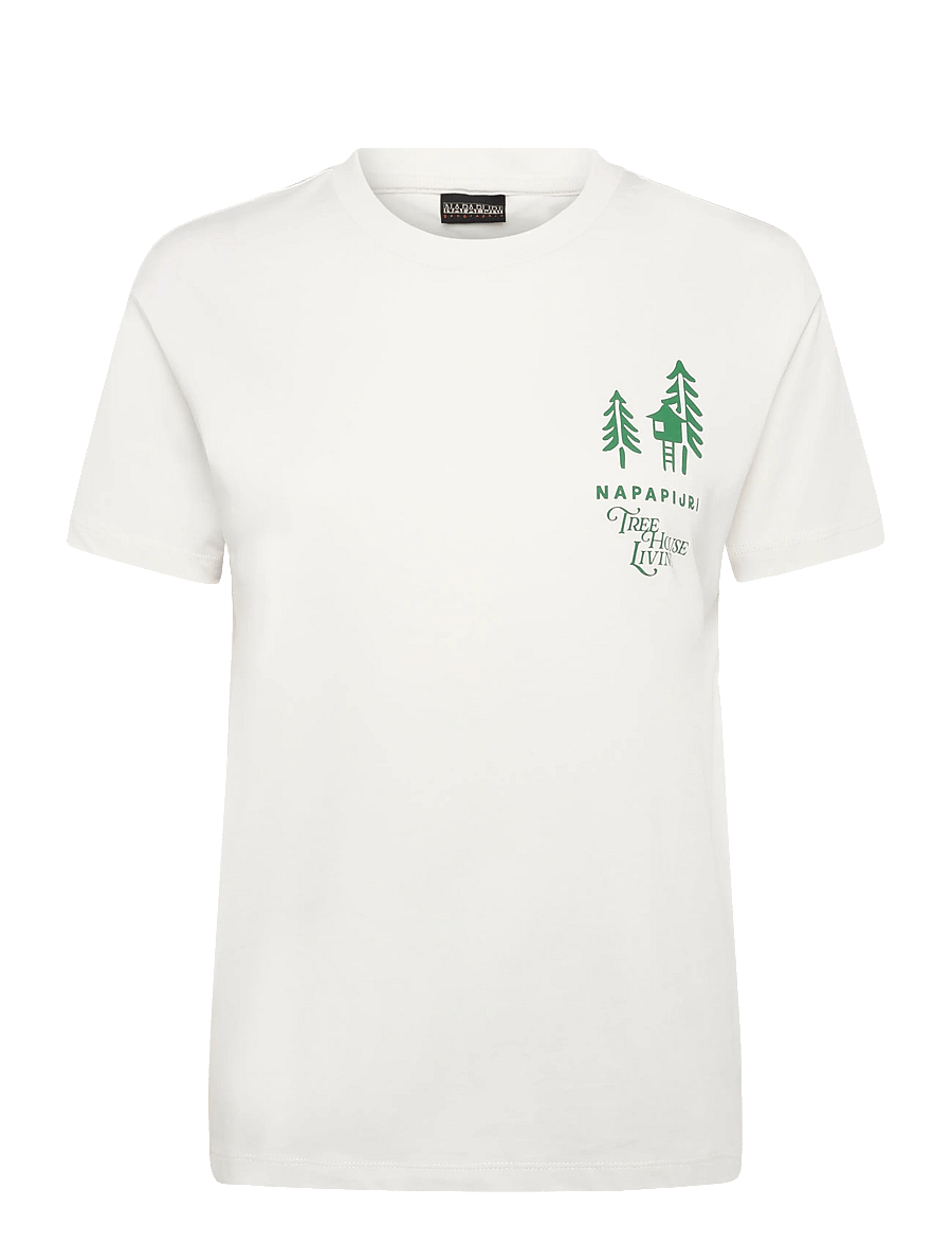Napapijri - S-BLISS SS W - t-shirts - white whisper - 1