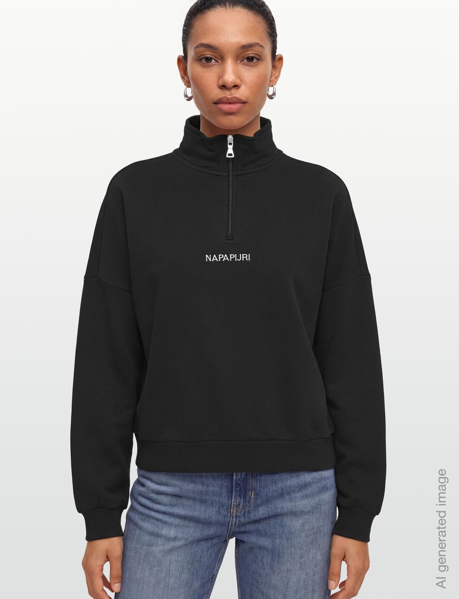 Napapijri - B-ALMAS HZ W BLACK BEAUTY - hverdags stil - black - 3