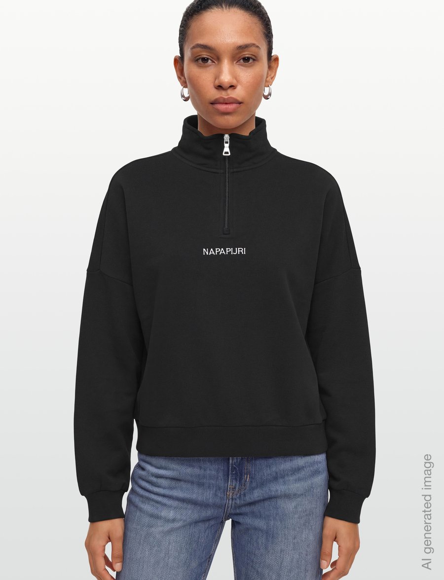 Napapijri - B-ALMAS HZ W BLACK BEAUTY - hverdags stil - black - 3