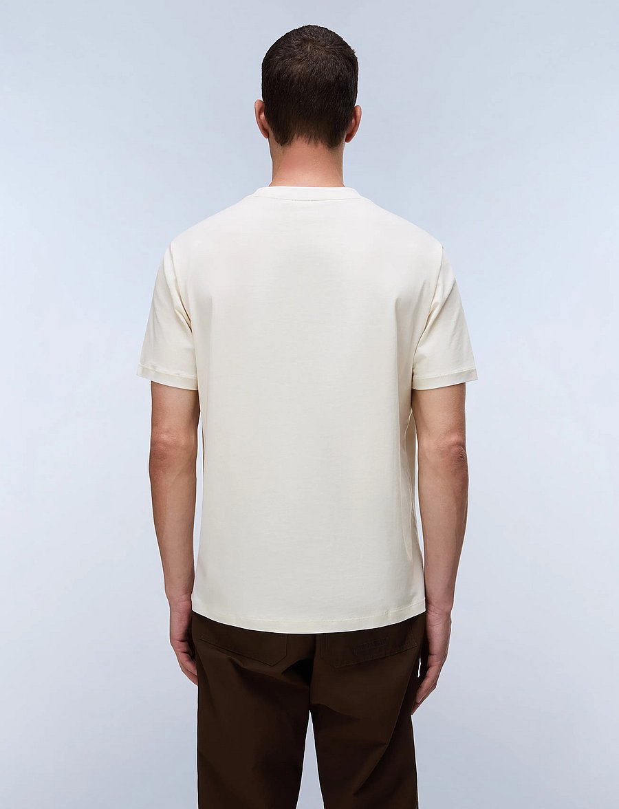 Napapijri - S-SUNDA SS - kurzärmelige t-shirts - white whisper - 4
