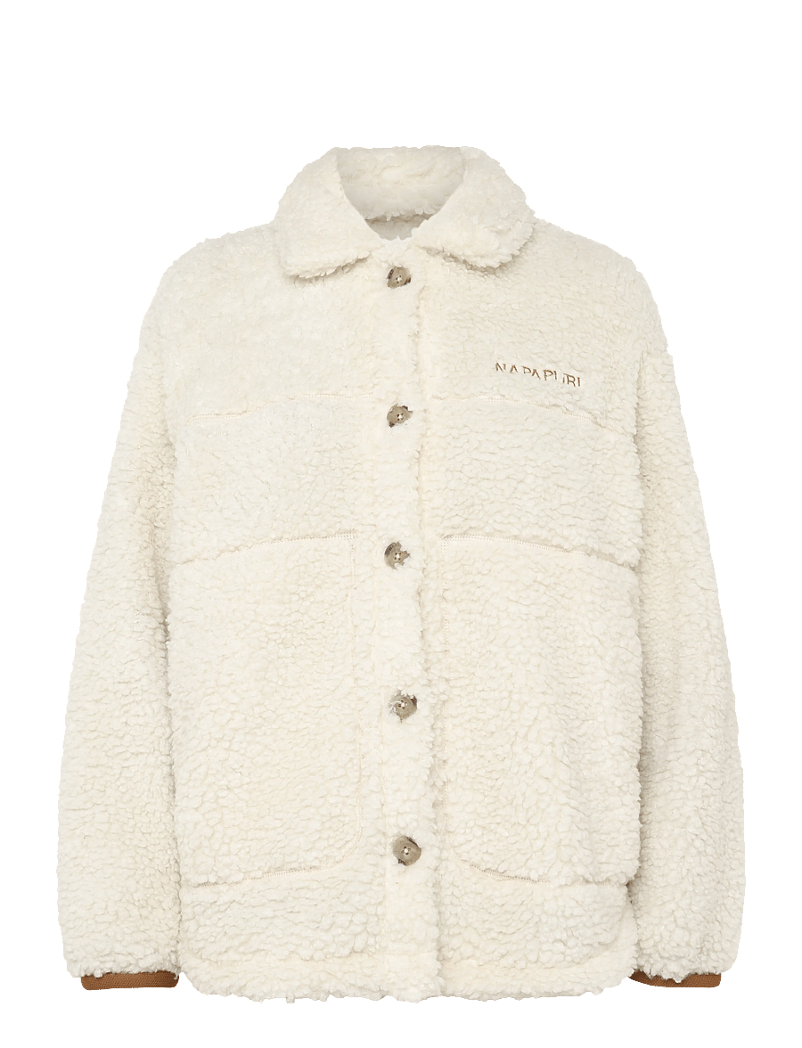 Napapijri - T-SAMA W - kunstkarusnahk - beige dimity - 1