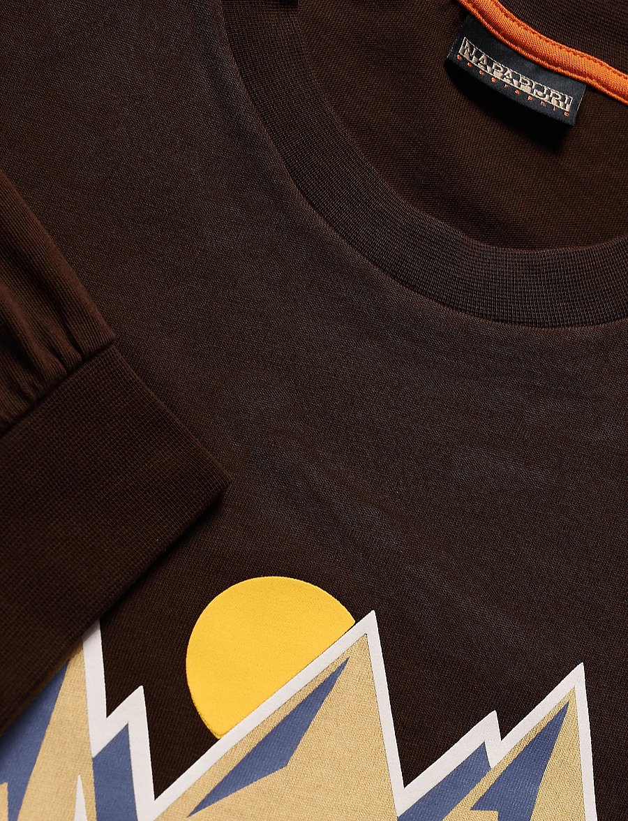 Napapijri - S-TEE LS - långärmade t-shirts - demitasse wt3 - 2