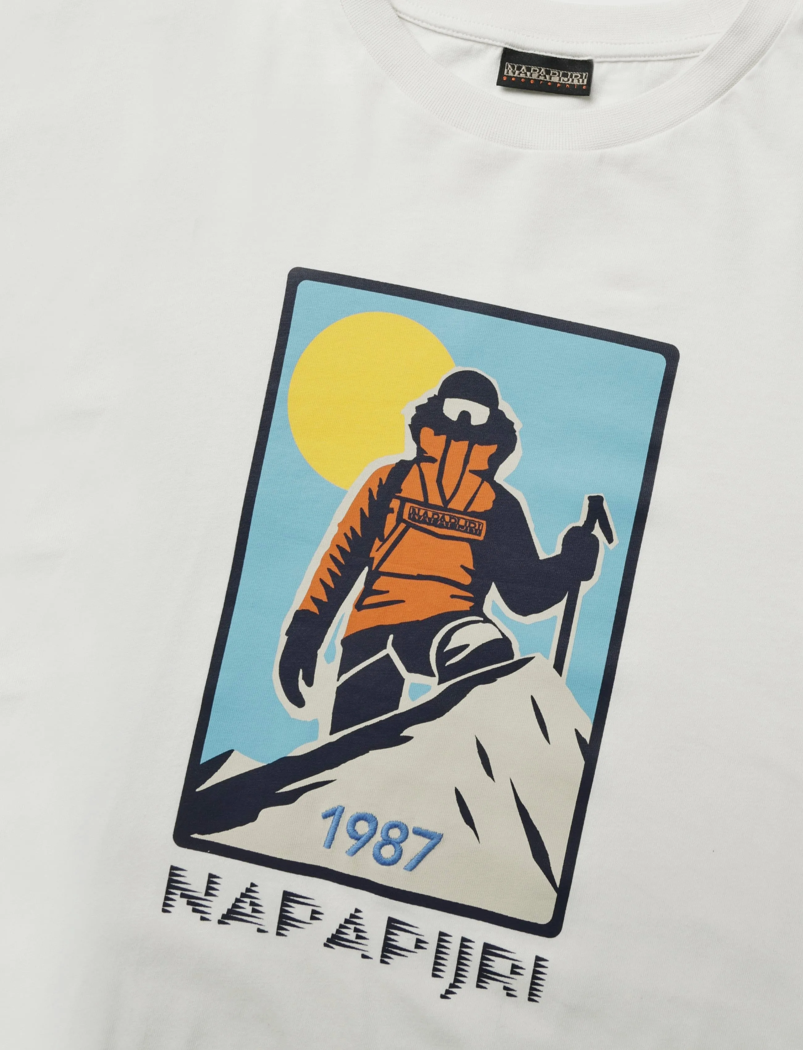 Napapijri - S-TEE LS - langärmelige t-shirts - white whisper - 2