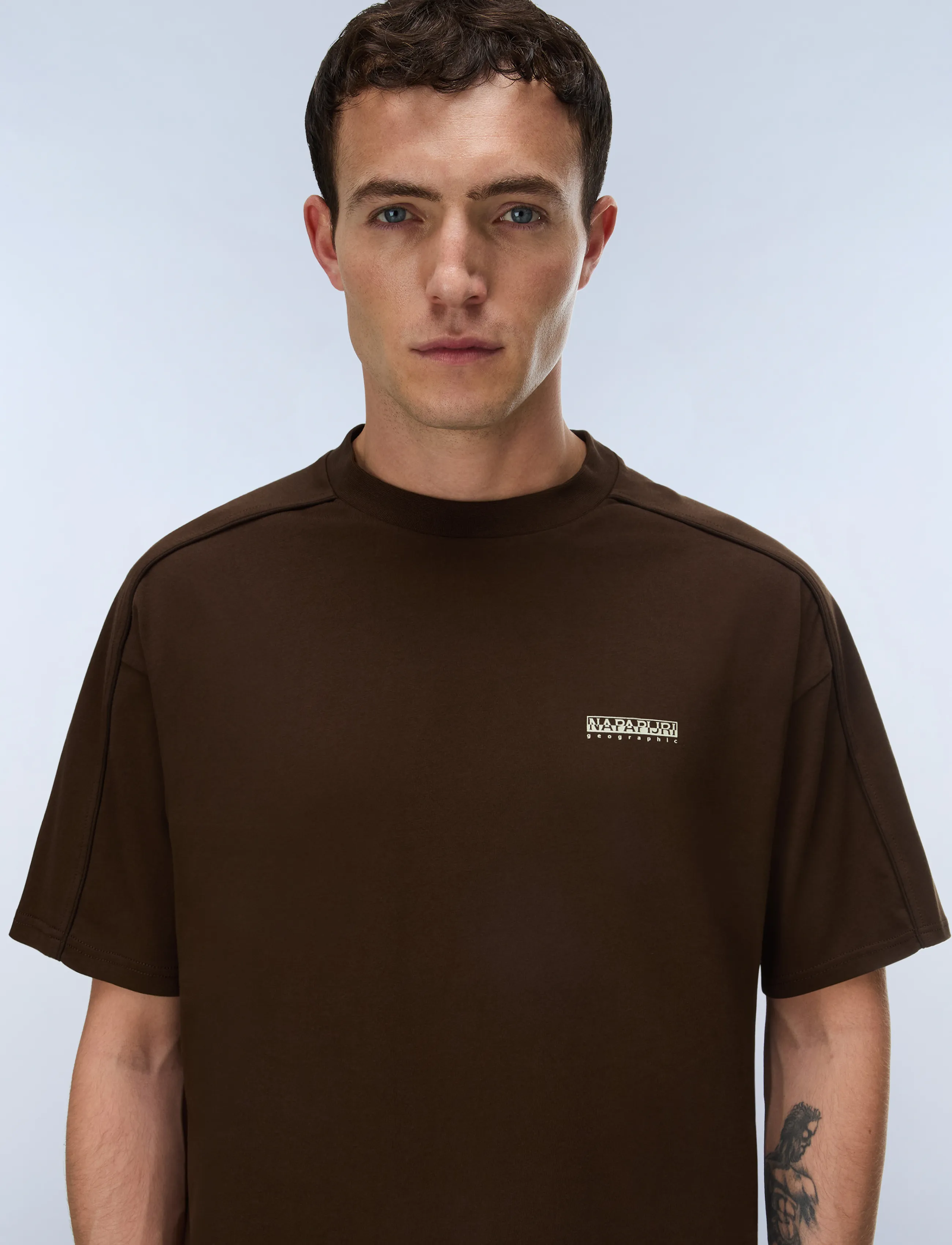 Napapijri S-TEZA SS - Uus - DEMITASSE WT3 / brown