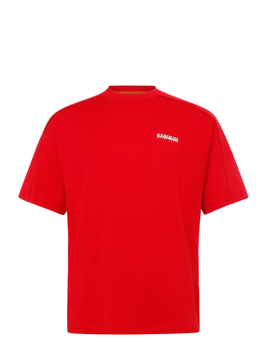 Napapijri - S-TEZA SS - kurzärmelige t-shirts - haute red r1f - 1