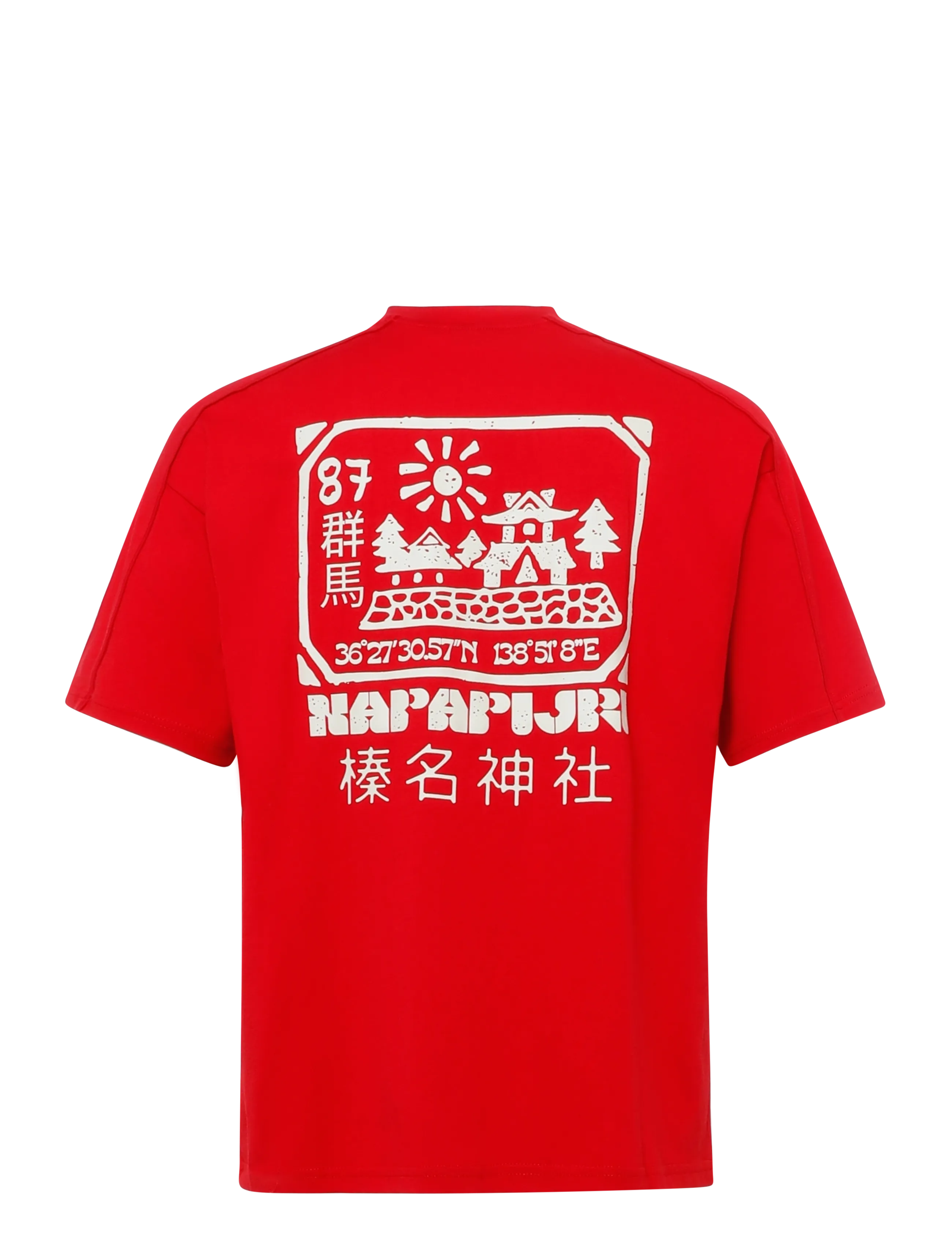Napapijri - S-TEZA SS - kortærmede t-shirts - haute red r1f - 2