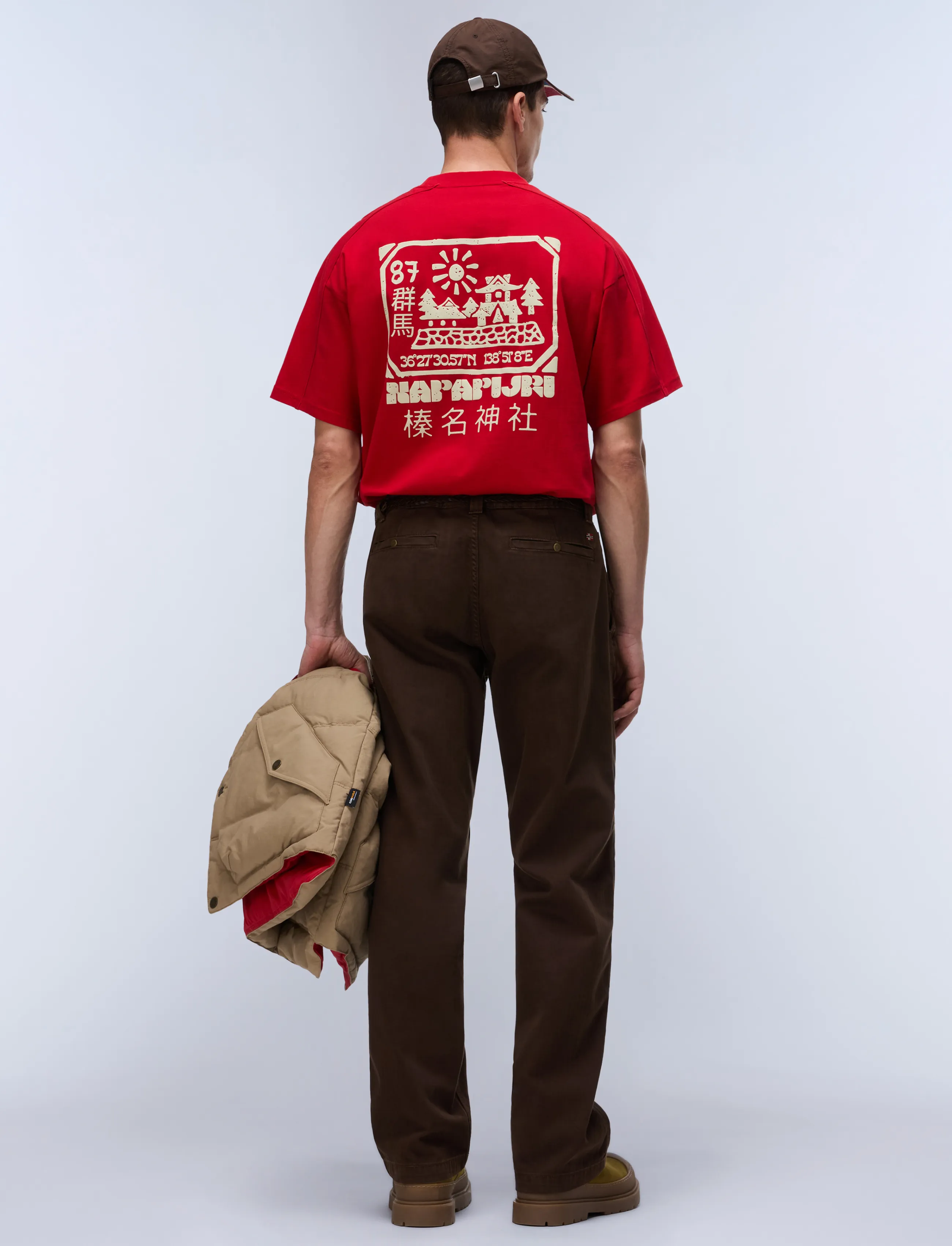 Napapijri - S-TEZA SS - kortærmede t-shirts - haute red r1f - 3