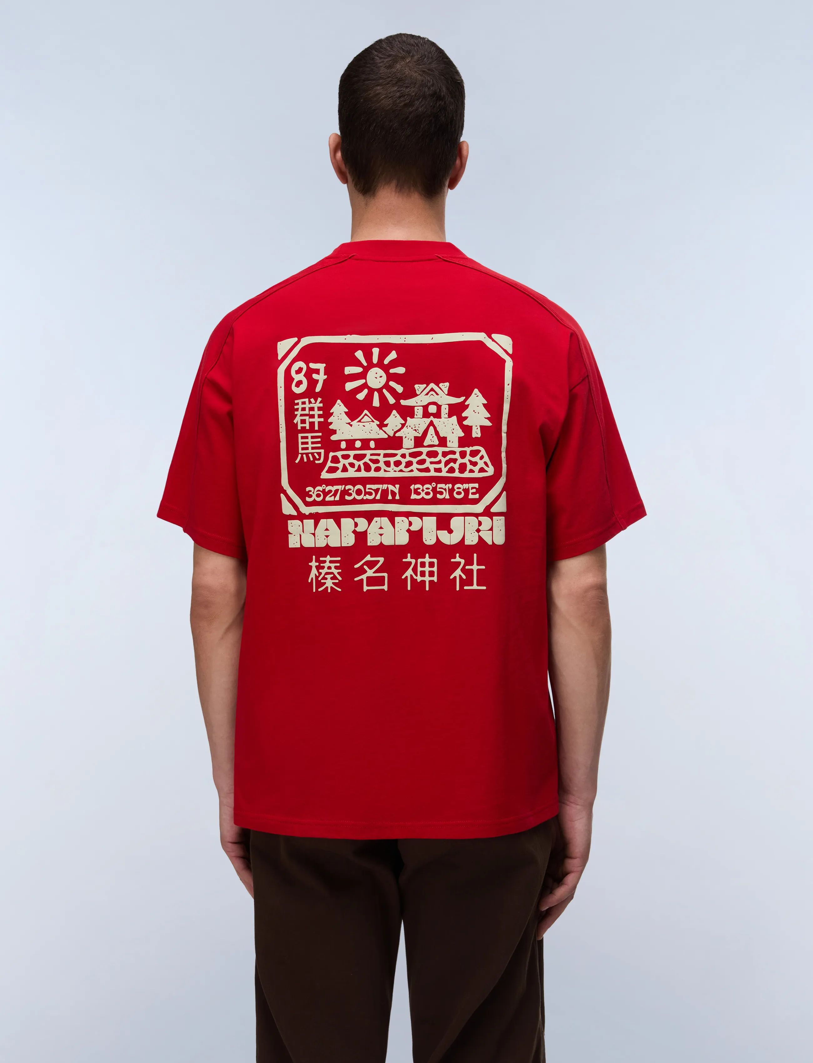 Napapijri - S-TEZA SS - kortærmede t-shirts - haute red r1f - 4