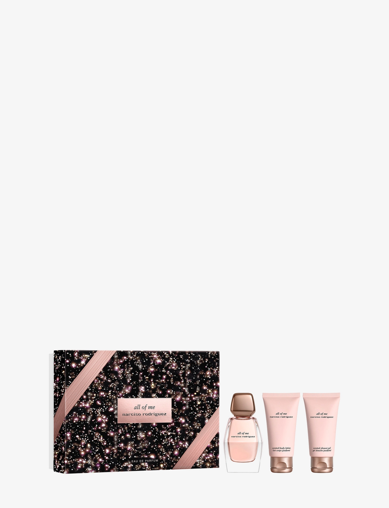 Narciso Rodriguez Gift Set All Of Me Edp + Body Lotion + Shower Gel, Parfume Sæt, Nude, Str: ONE SIZE