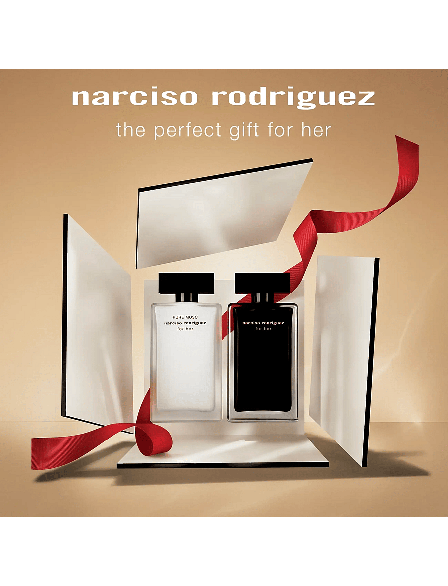 Narciso Rodriguez - Gift Set For Her Pure Musc EdP + Body Lotion + For Her EdT - giftset - clear - 2
