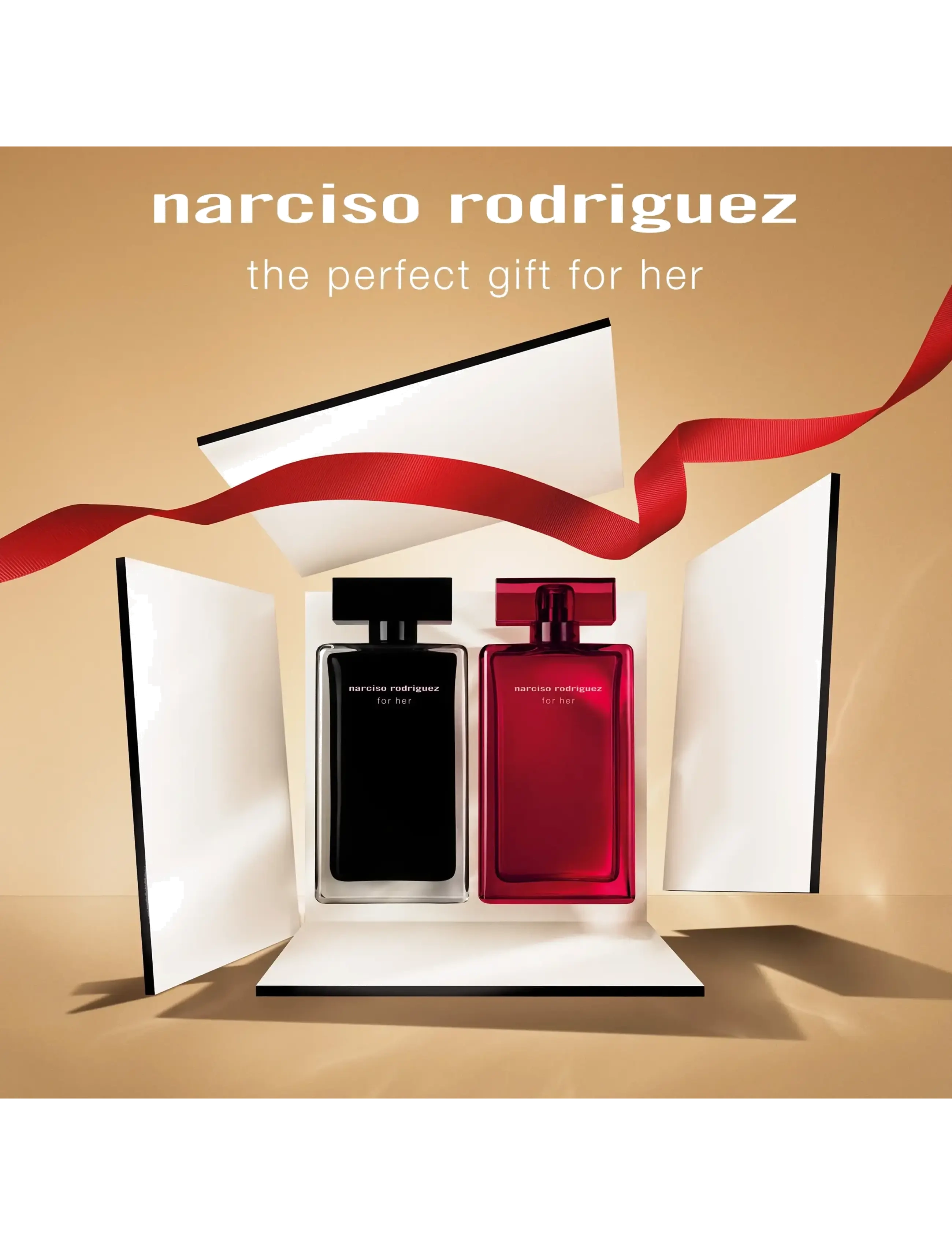 Narciso Rodriguez - Gift Set For Her EdP Intense + Body Lotion + Shower Gel - shower gel & bruseolier - clear - 2
