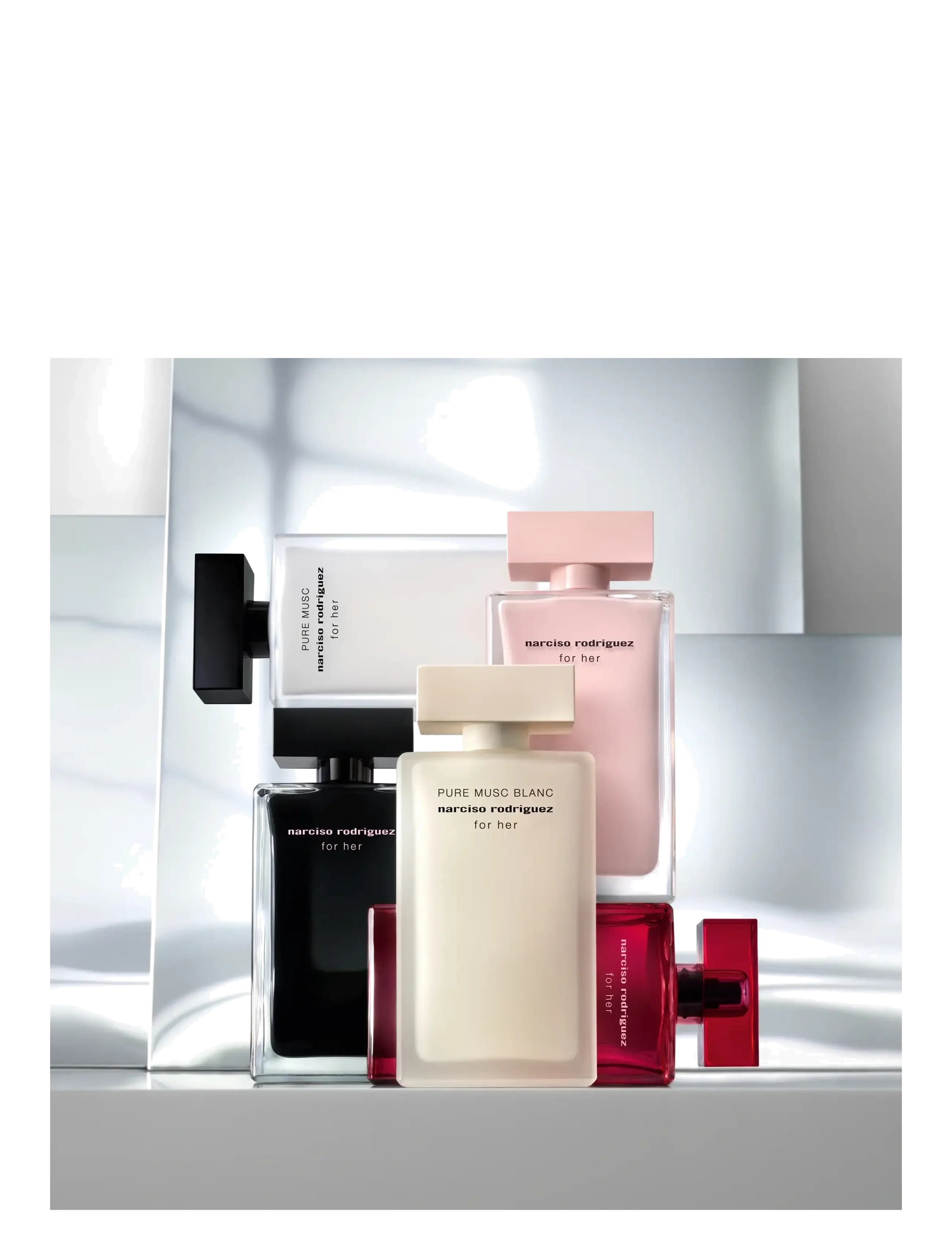 Narciso Rodriguez - For Her Pure Musc Blanc EdP Intense - bliv klar til date night - clear - 3