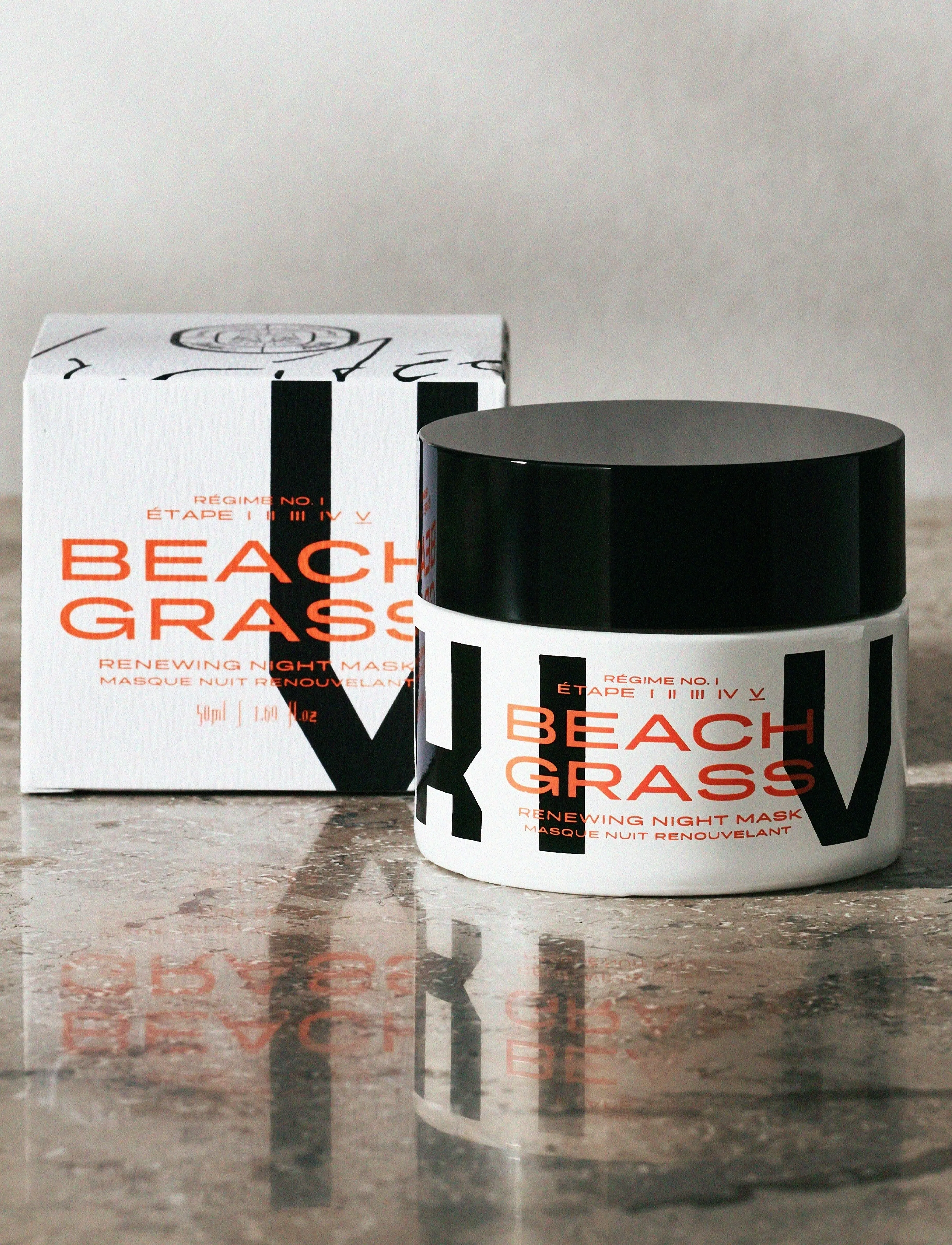 Narcyss - Beach grass Overnight Mask - laveste priser - white - 2