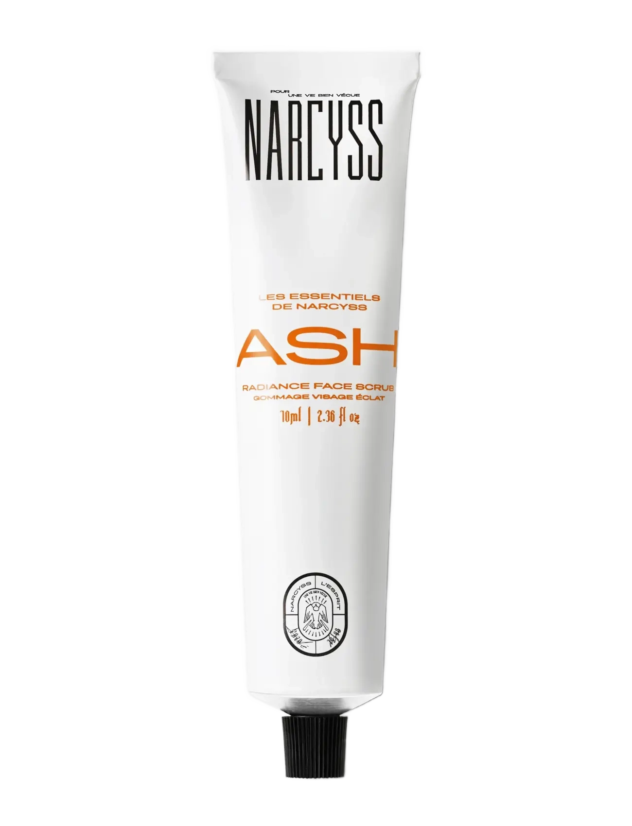 Narcyss Ash Scrub, Ansigtsskrub, Hvid, Str: 75 ML