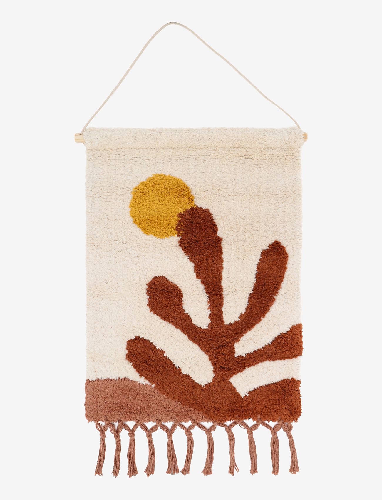 Nattiot - WALL HANGING BOTANICA - white & bown - 0