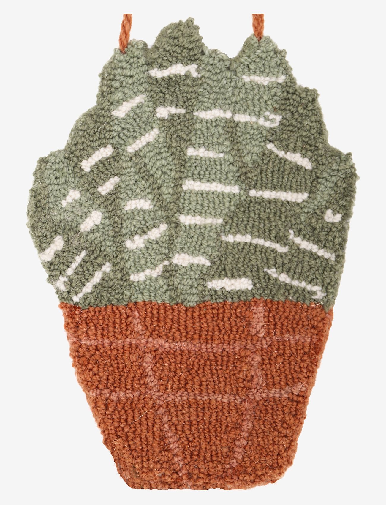 Nattiot - WALL HANGING LITTLE ALOE - brown & green - 1