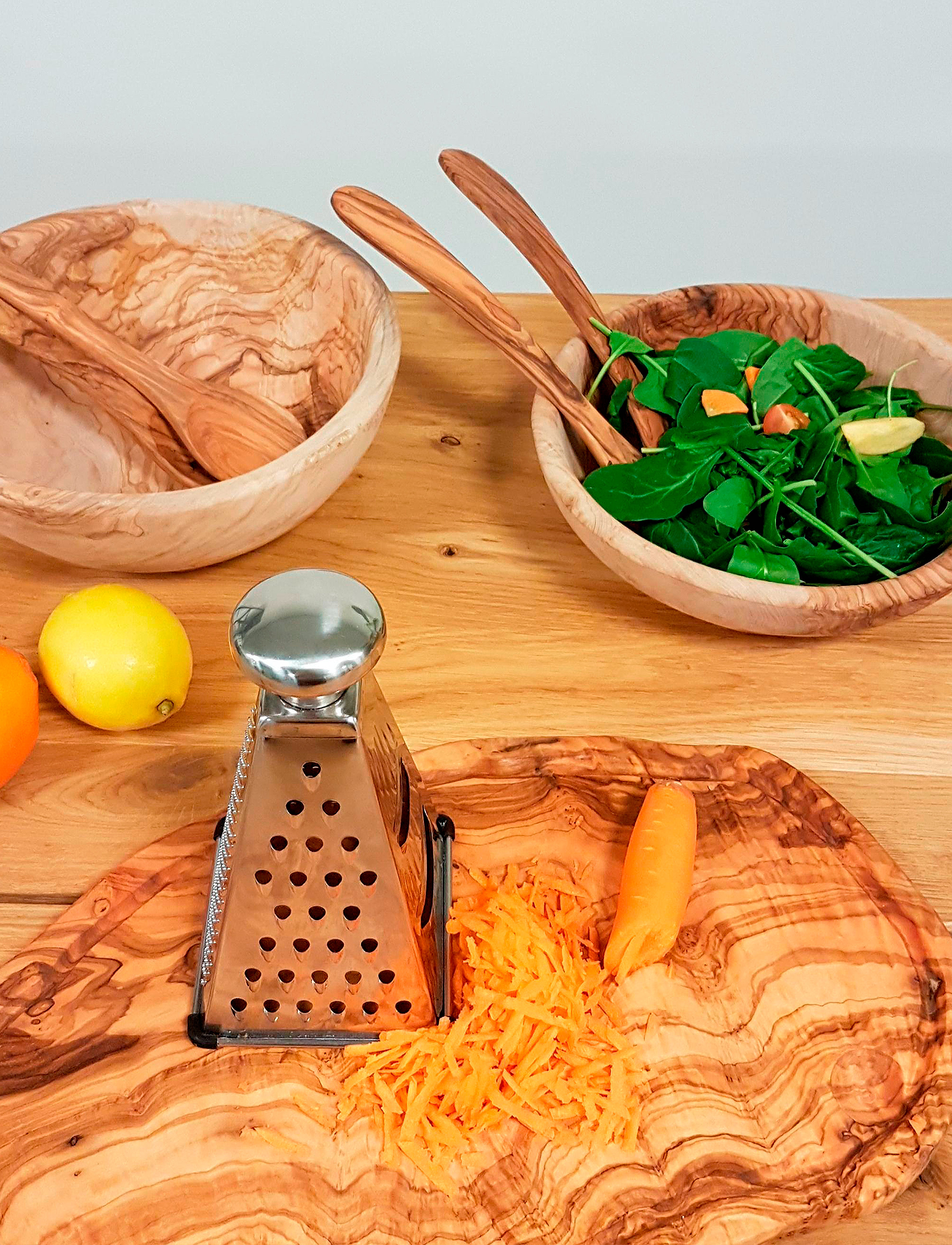 naturally med - Salatbestik - brown - 2