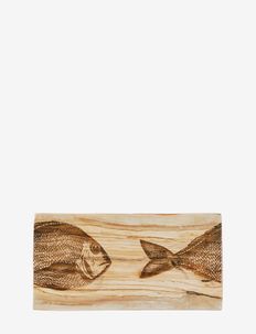 Snapper Rectangle Chopping Board 30x15cm, naturally med