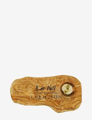 naturally med - Eat Well Chopping Board 40cm - trauki uz kājas un šķīvji servēšanai - brown - 0