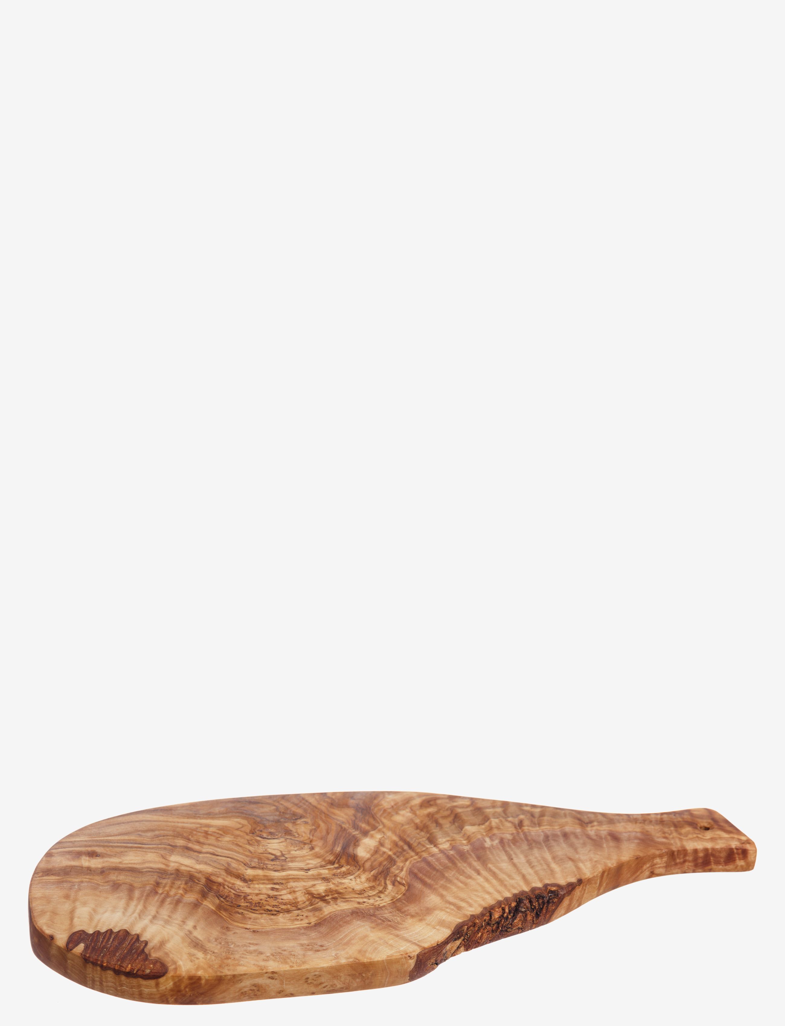 naturally med - Skærebræt m. håndtag 38cm - brown - 0