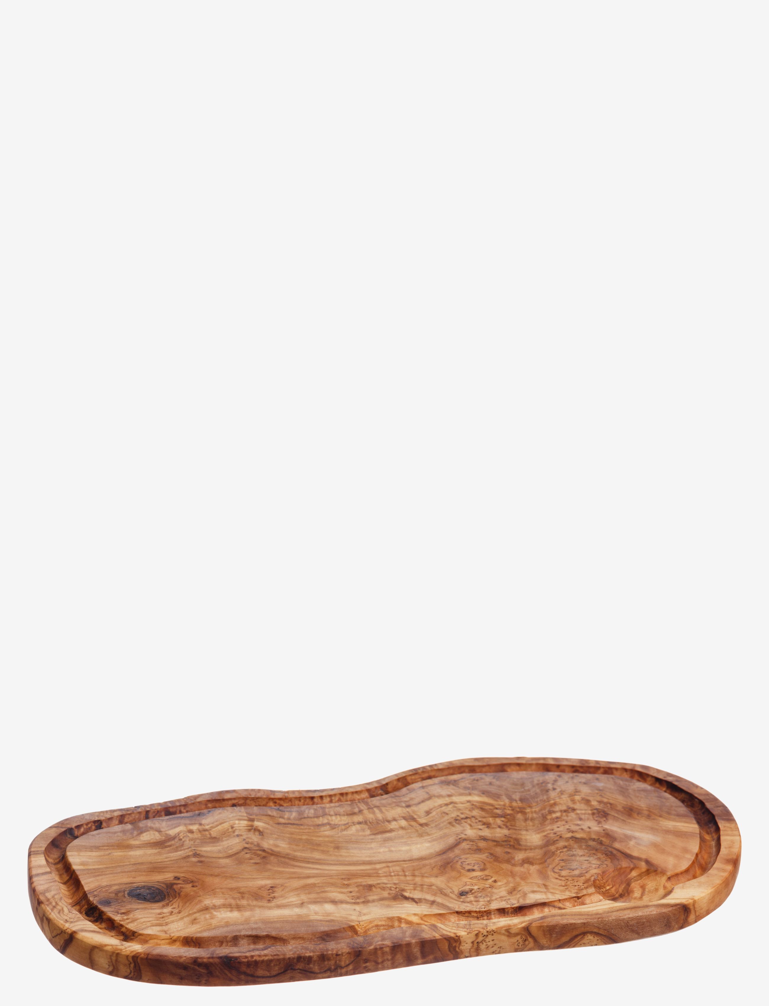 naturally med - Skærebræt med rende 50cm - brown - 0