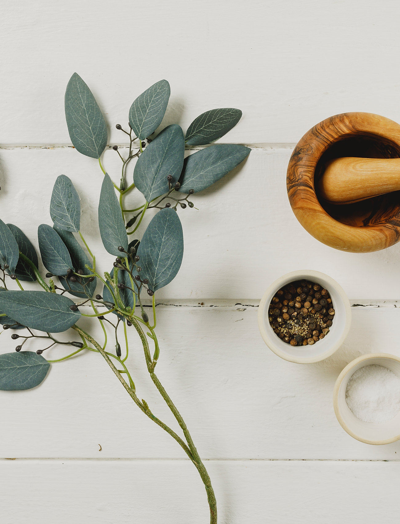 naturally med - Morter og stamper sæt lille oliventræ - brown - 1