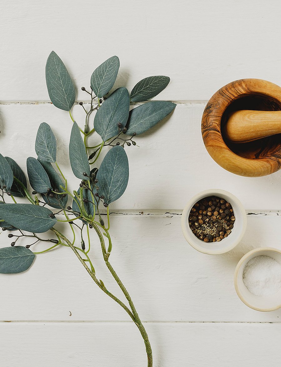 naturally med - Morter og stamper sæt lille oliventræ - brown - 1