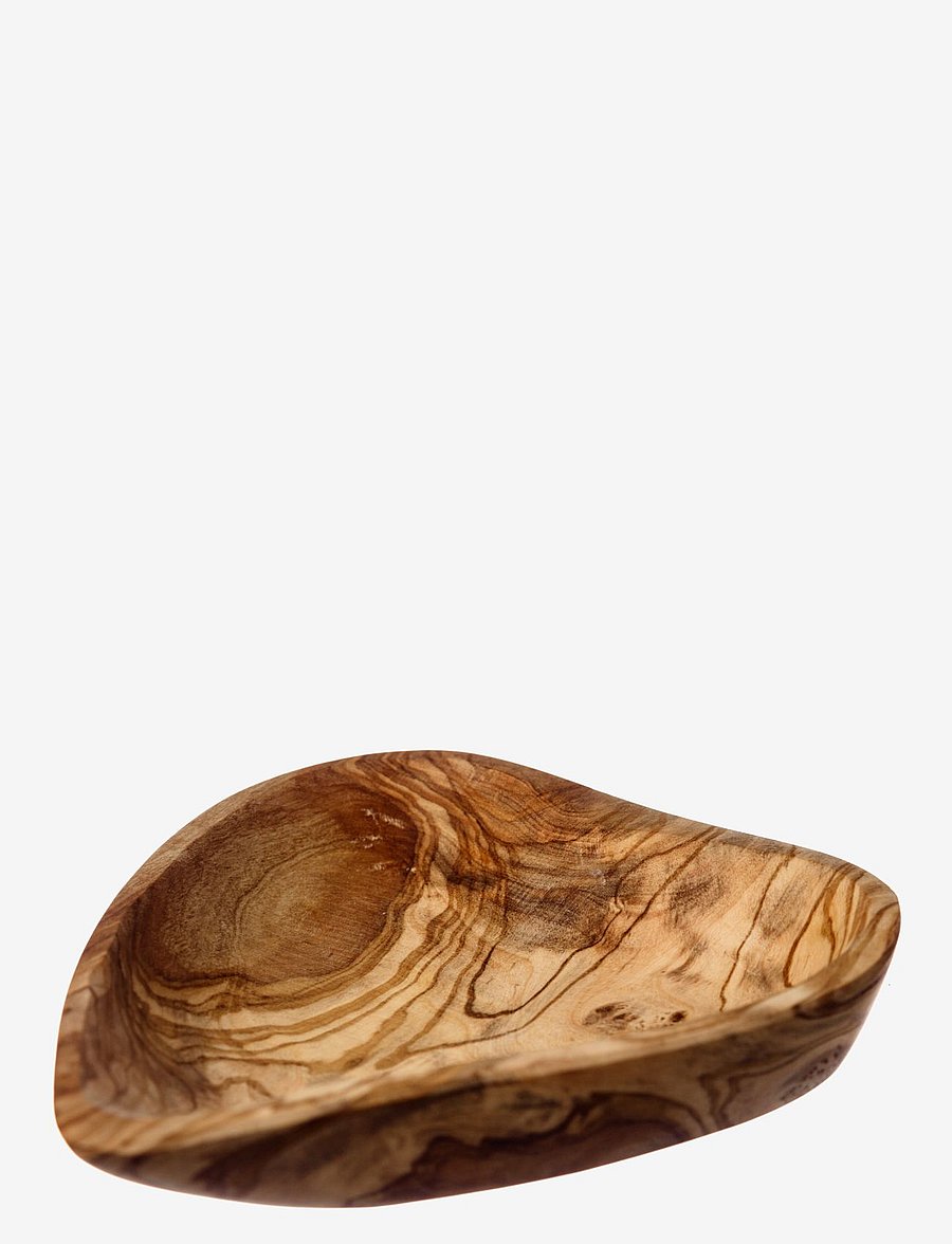 naturally med - Heart Shaped Dish - brown - 0