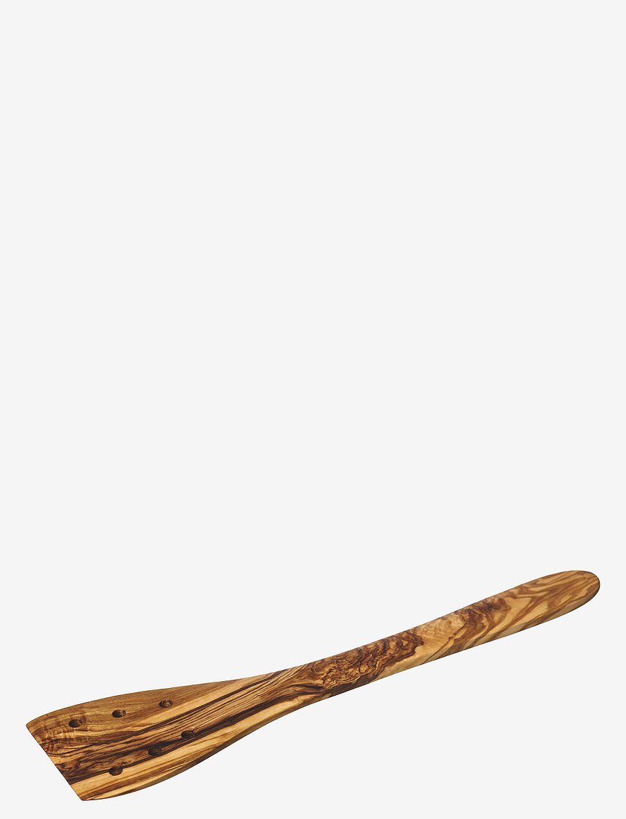naturally med - Slotted Spatula 30cm - brown - 0
